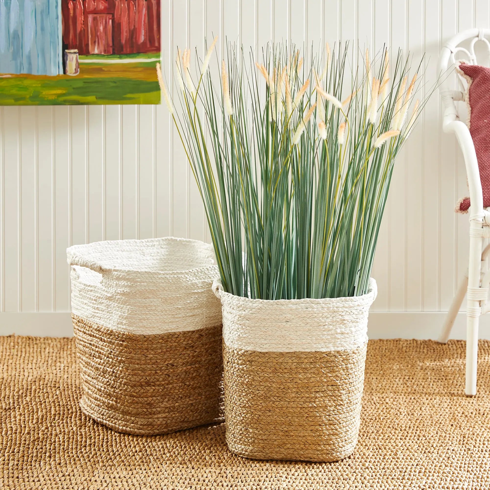 MADURA RECTANGULAR BASKETS, SET OF 2 Villa Decor & Design