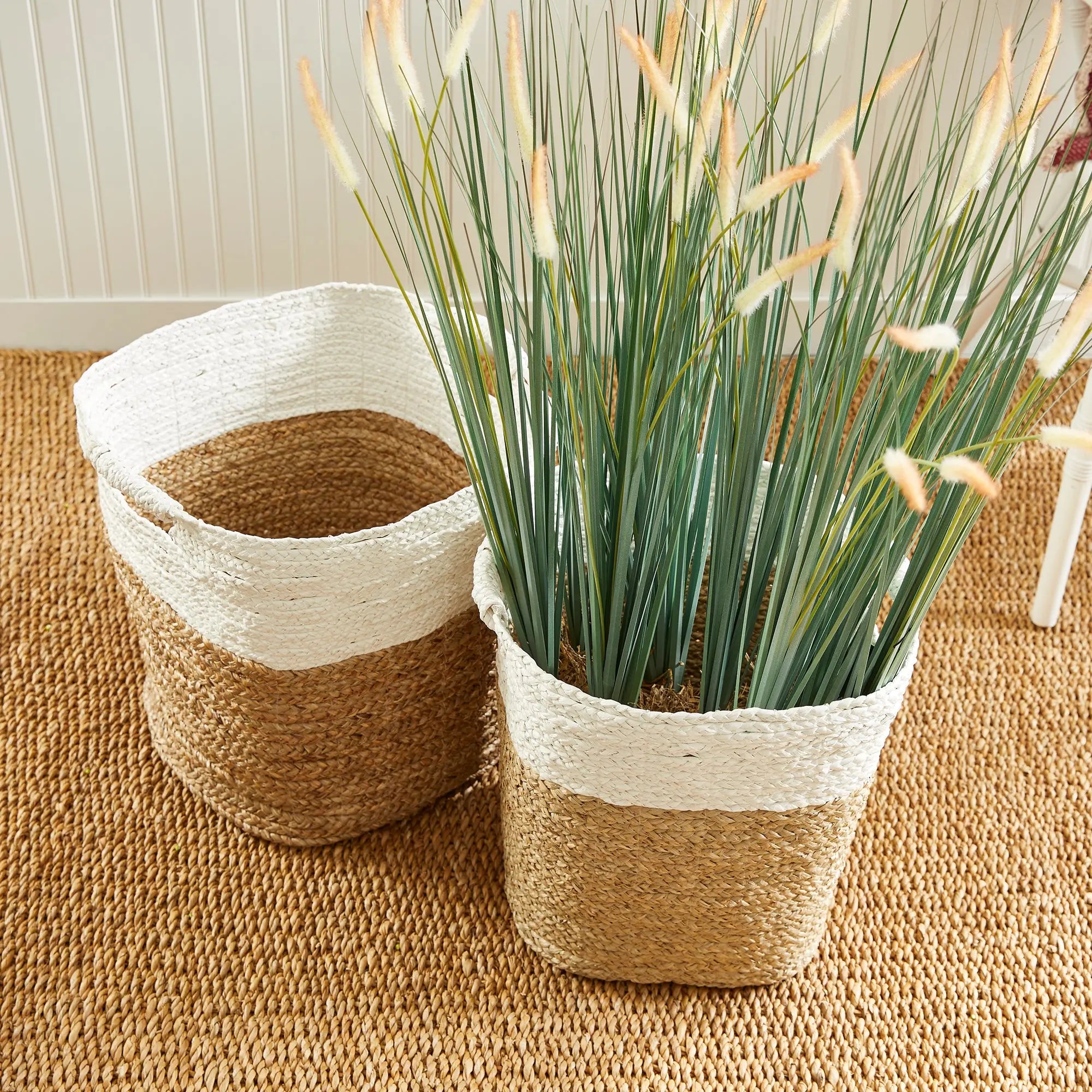 MADURA RECTANGULAR BASKETS, SET OF 2 Villa Decor & Design