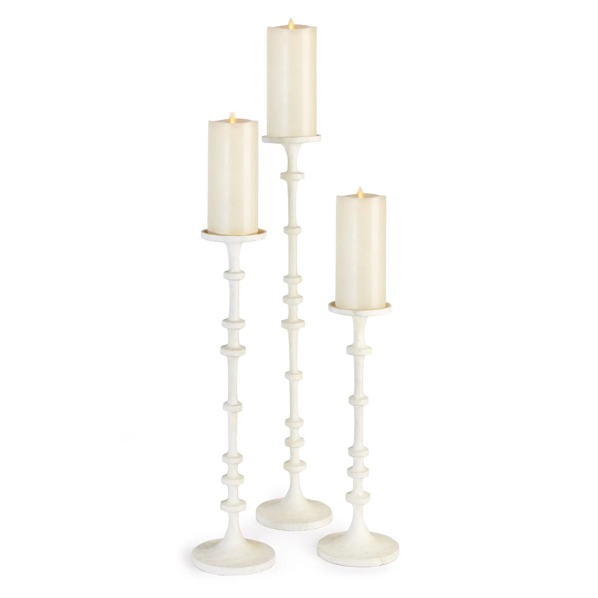 ABACUS CANDLE STANDS, SET OF 3 Villa Decor & Design