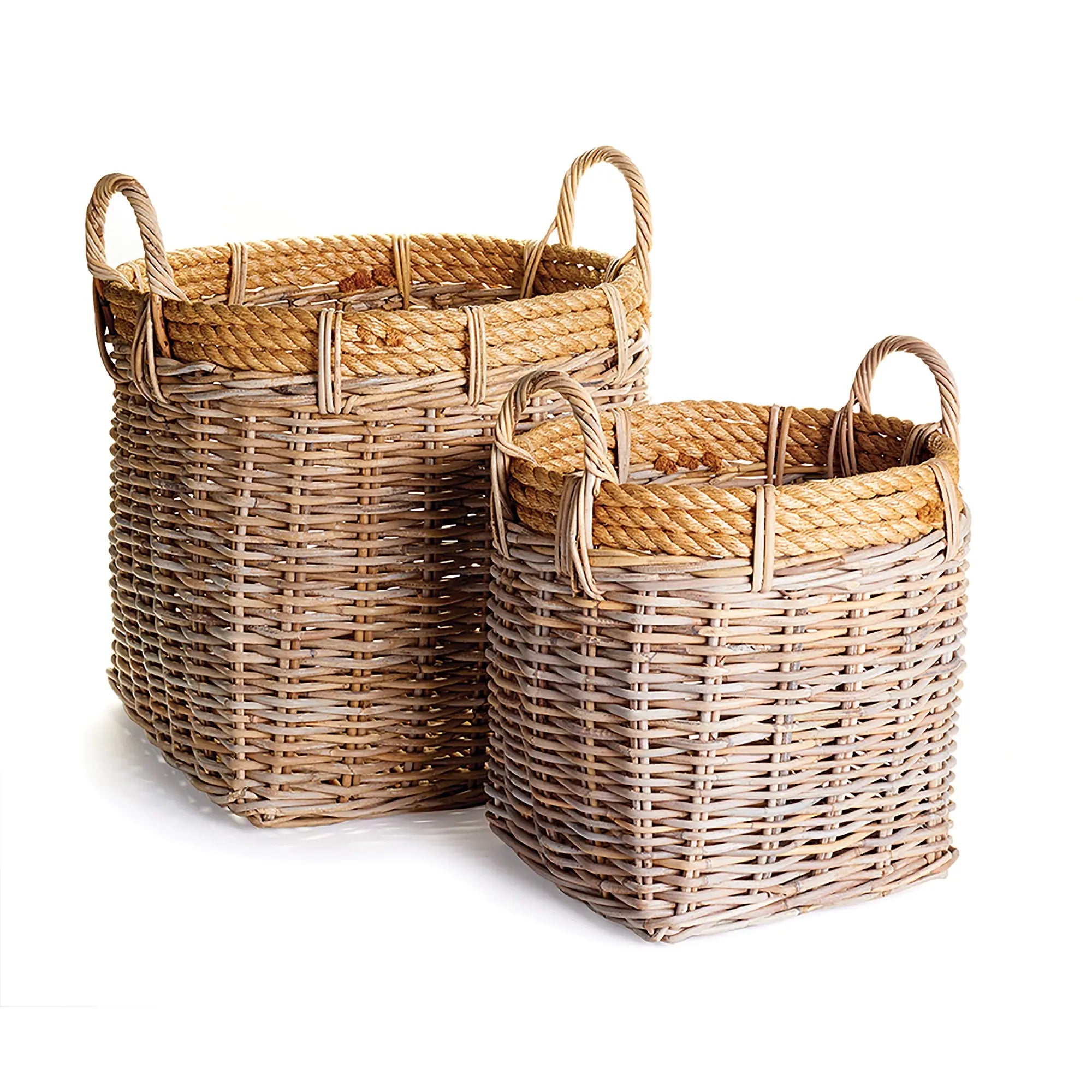 SONOMA HARVEST BASKETS, SET OF 2 Villa Decor & Design