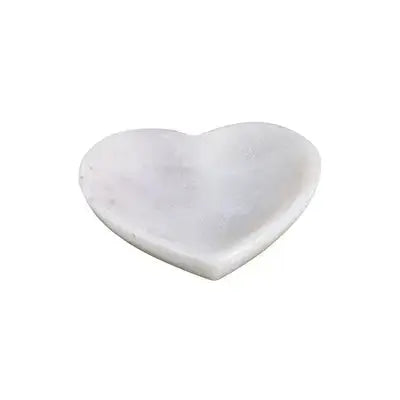 White Marble Heart Shaped Bowl4