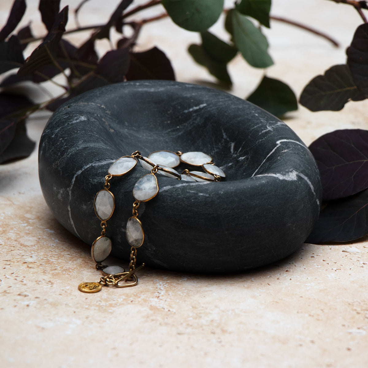 Lagoon Marble Bowl in Black – view 2