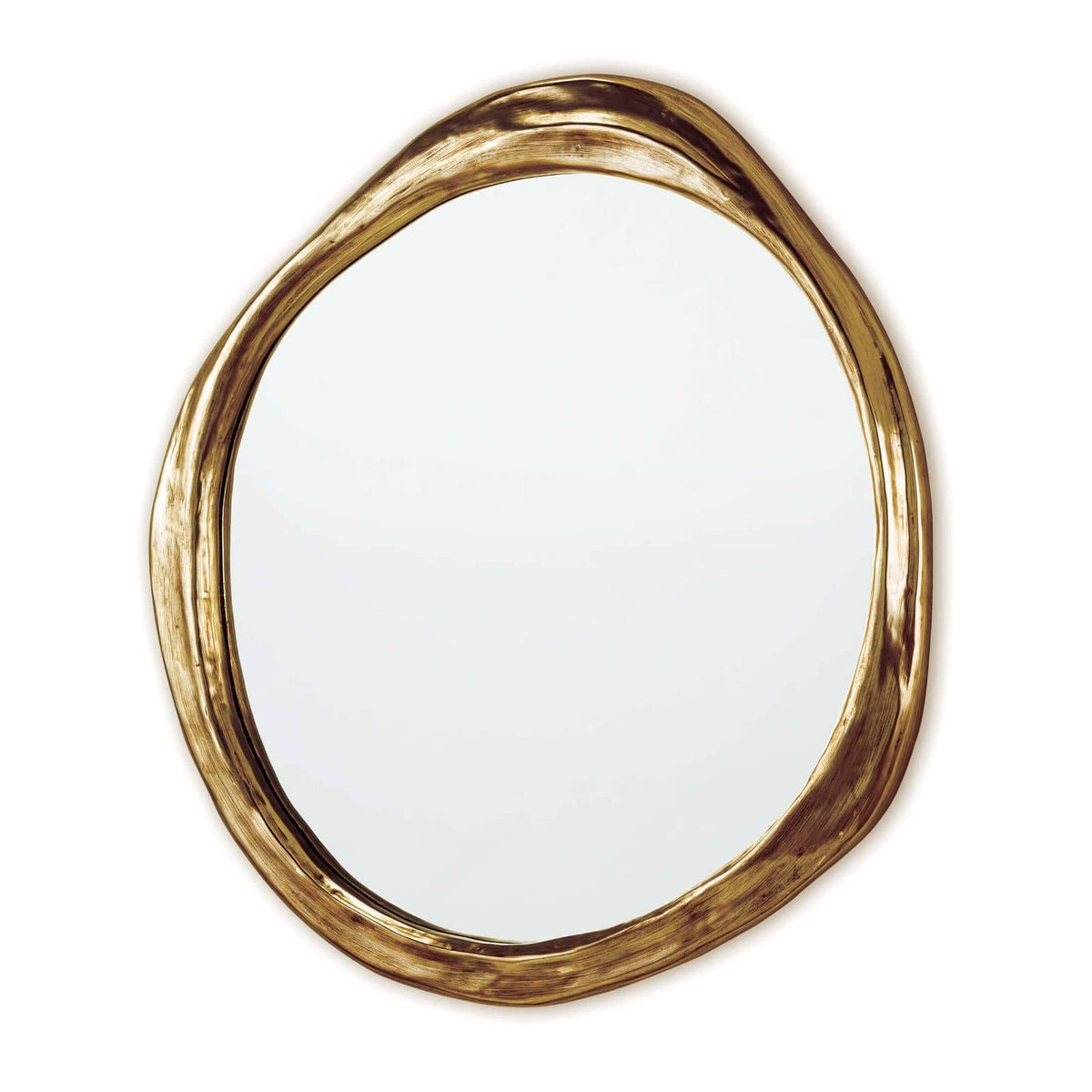 Ibiza Mirror in Antique Gold – view 3