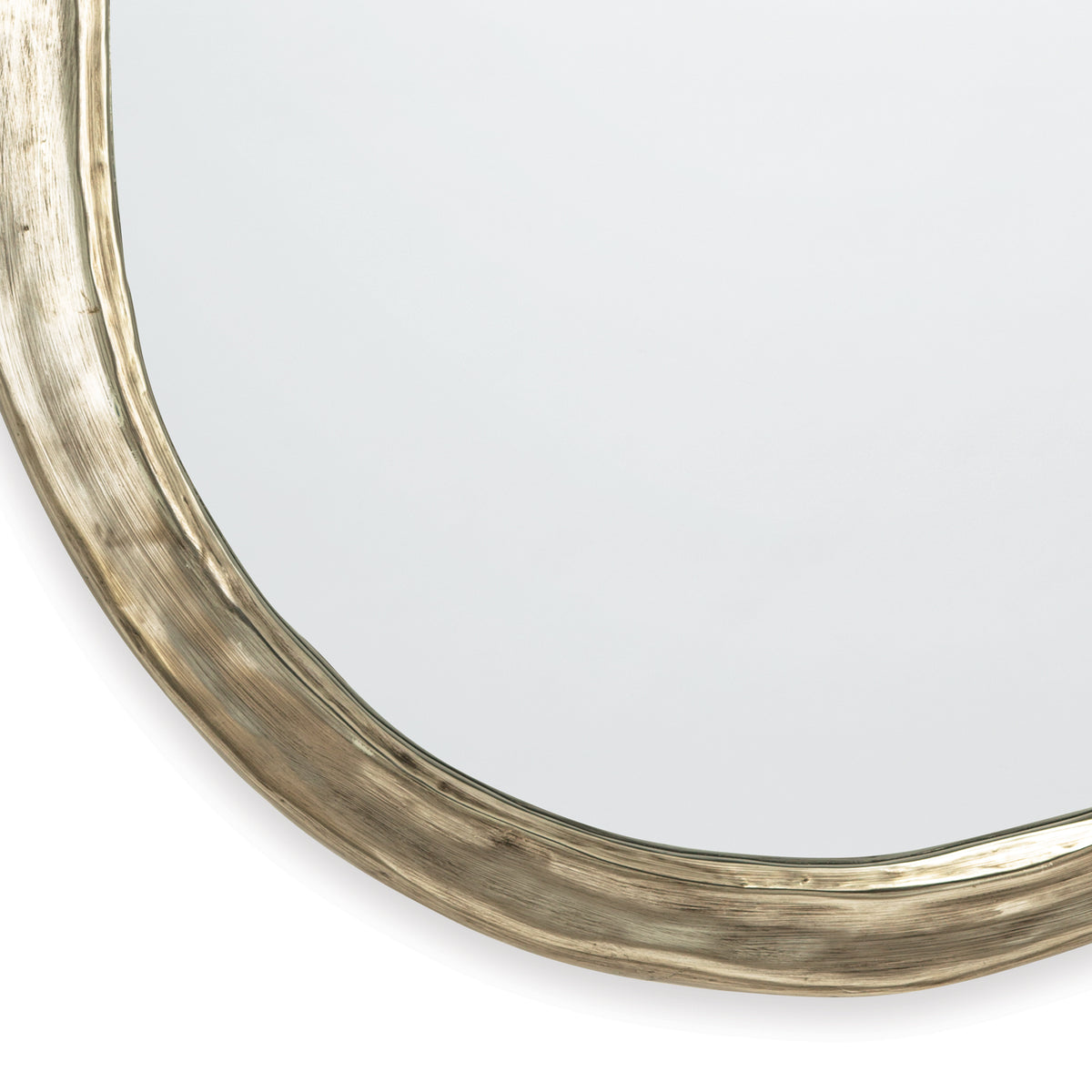 Ibiza Mirror in Antique Silver – view 4