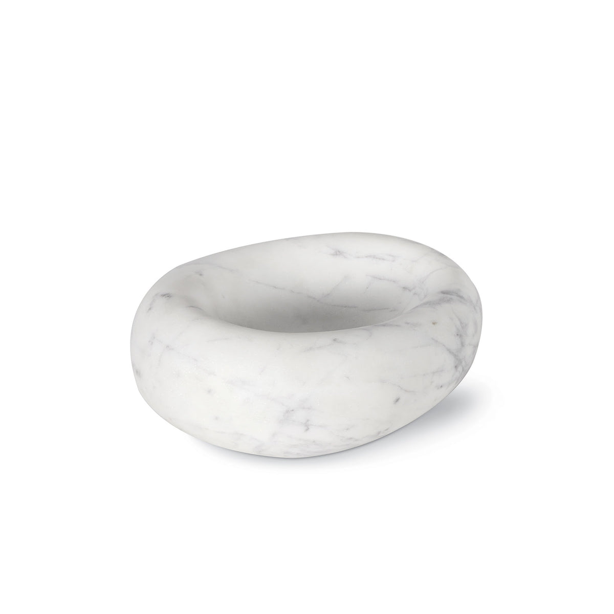 Lagoon Marble Bowl in White