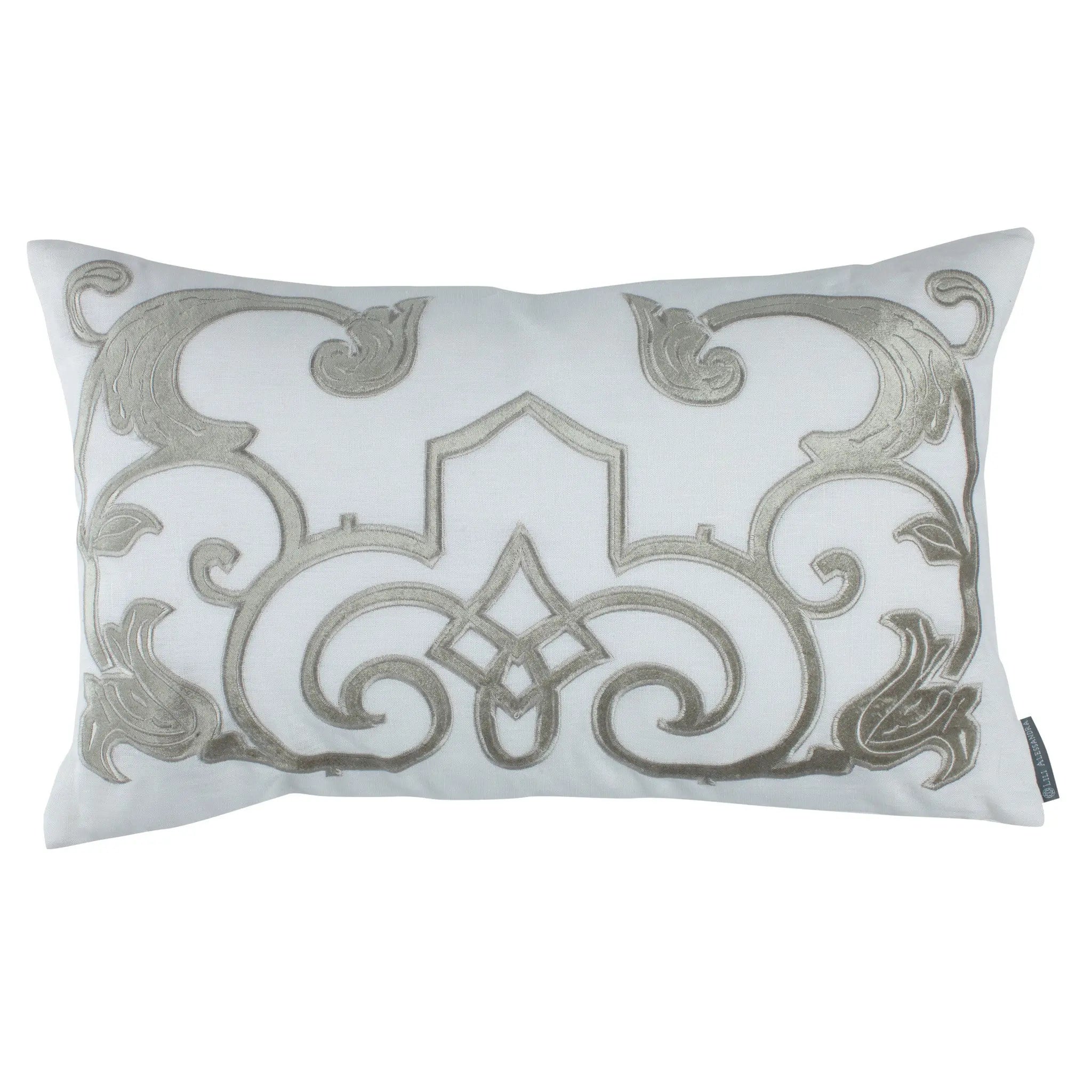 Ice Silver Mozart Pillow - Villa Decor Design & Style - 1