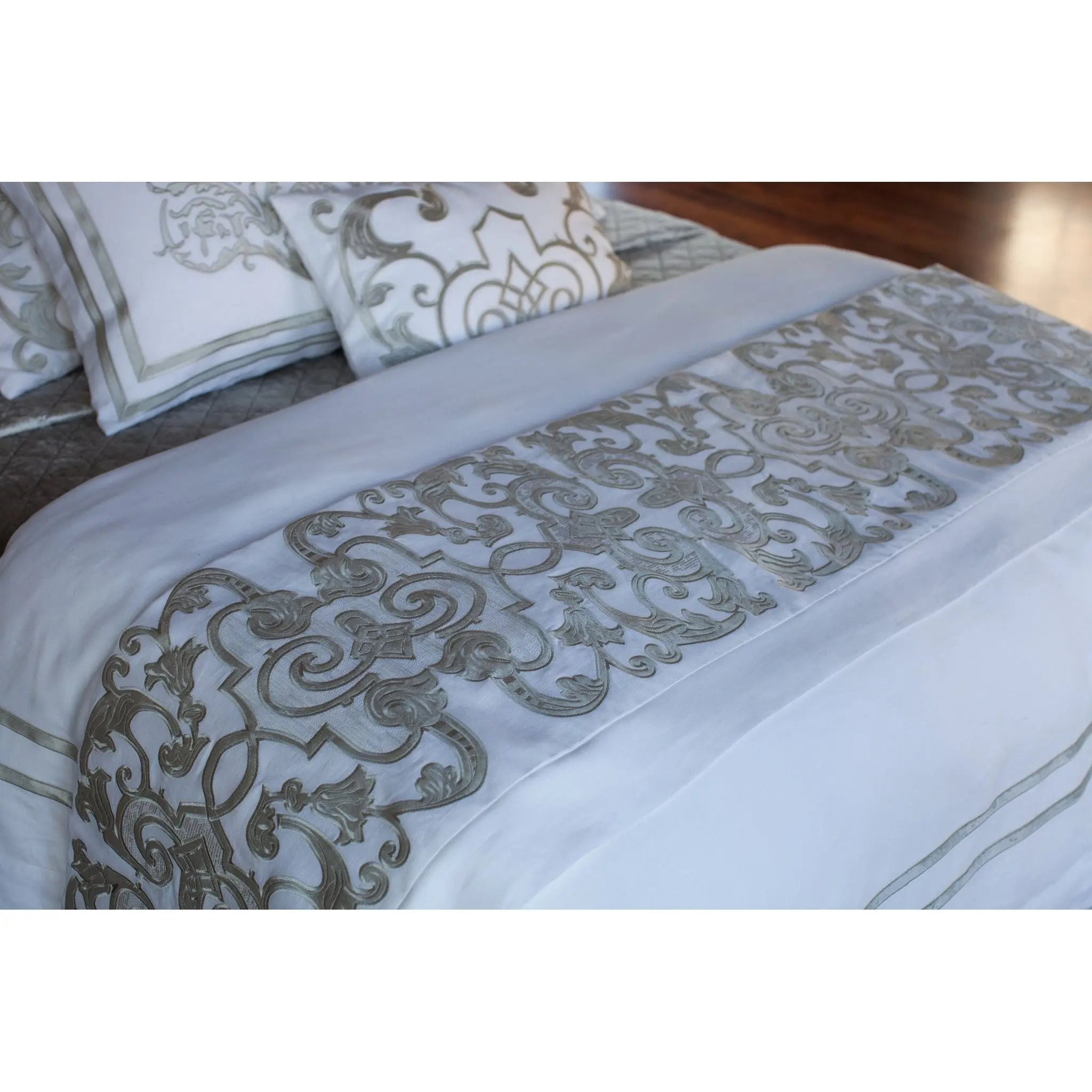 Ice Silver Mozart Pillow - Villa Decor Design & Style - 3