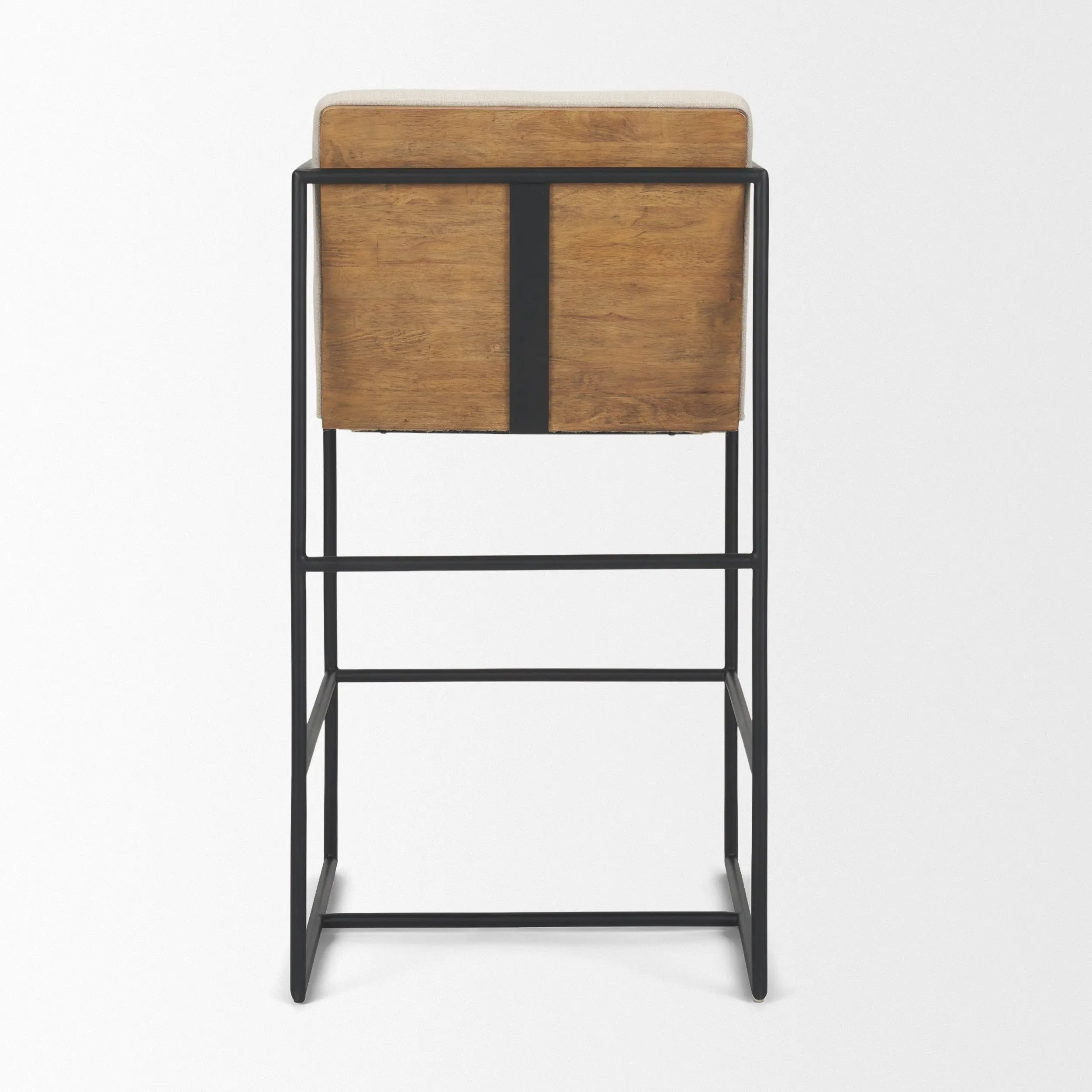 Stamford Counter Stool | Light Beige Upholstered Counter Stool - Villa Decor & Design