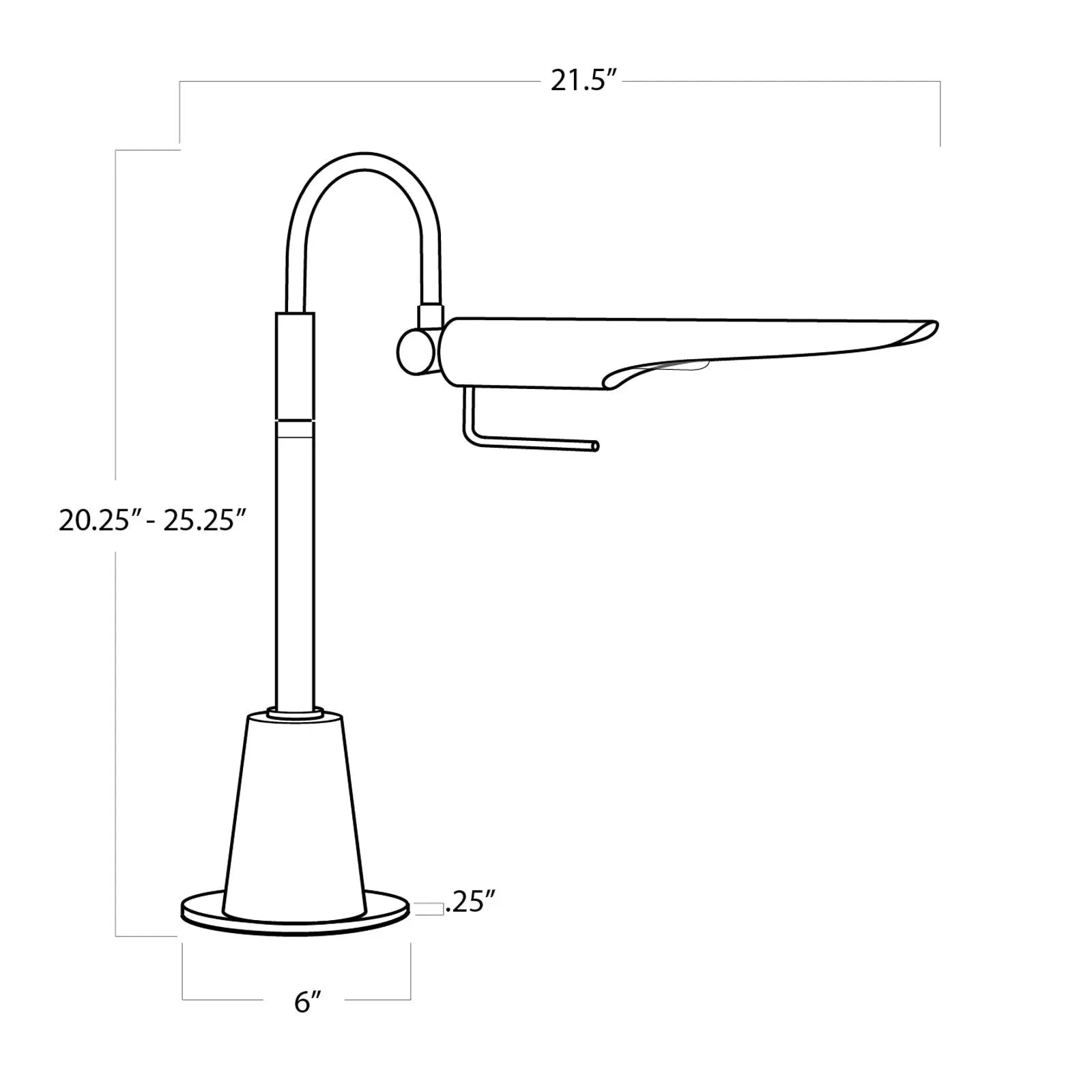 Raven Task Lamp – Natural Brass, Oil Rubbed Bronze, or Polished Nickel - Villa Decor & Design