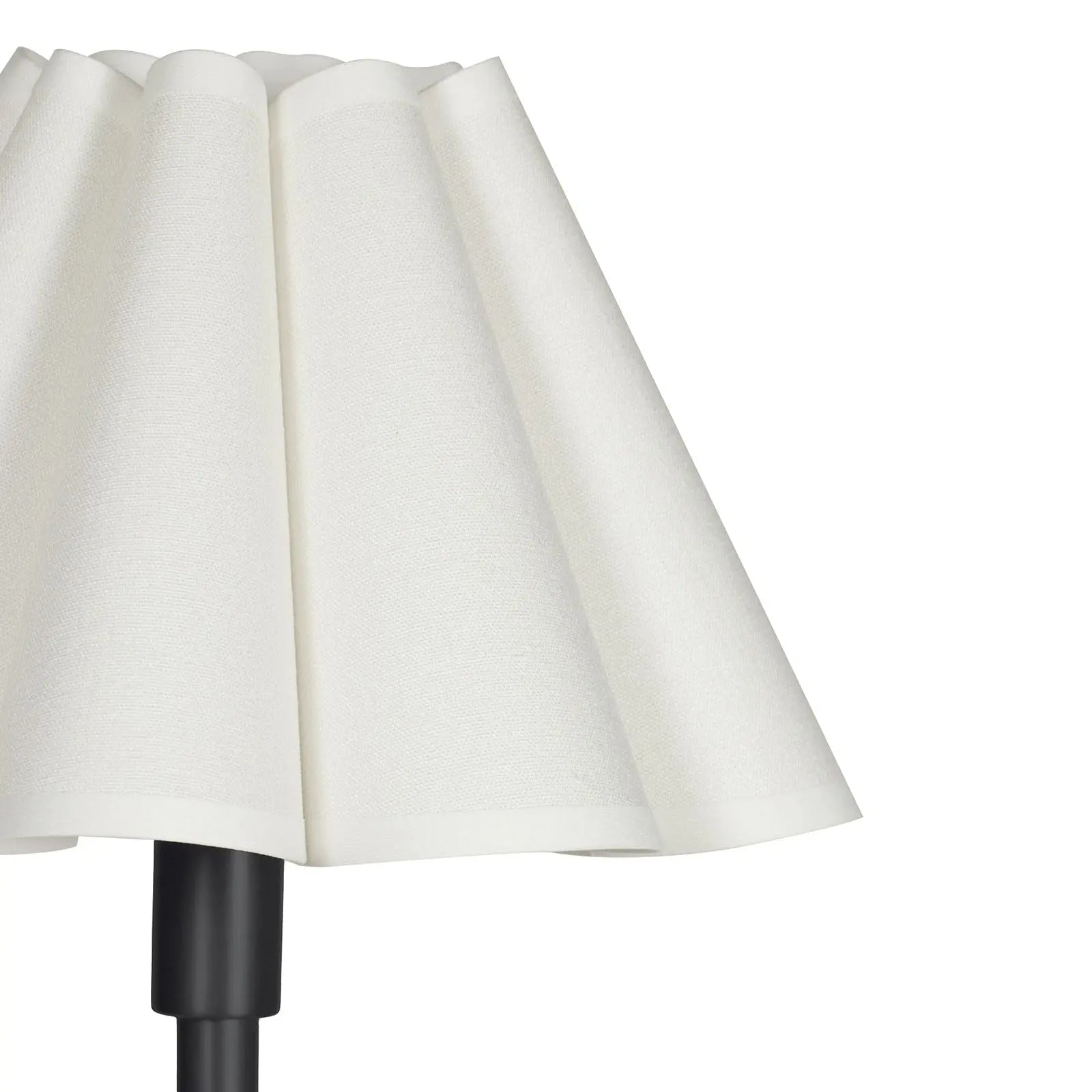 White lampshade on a white background