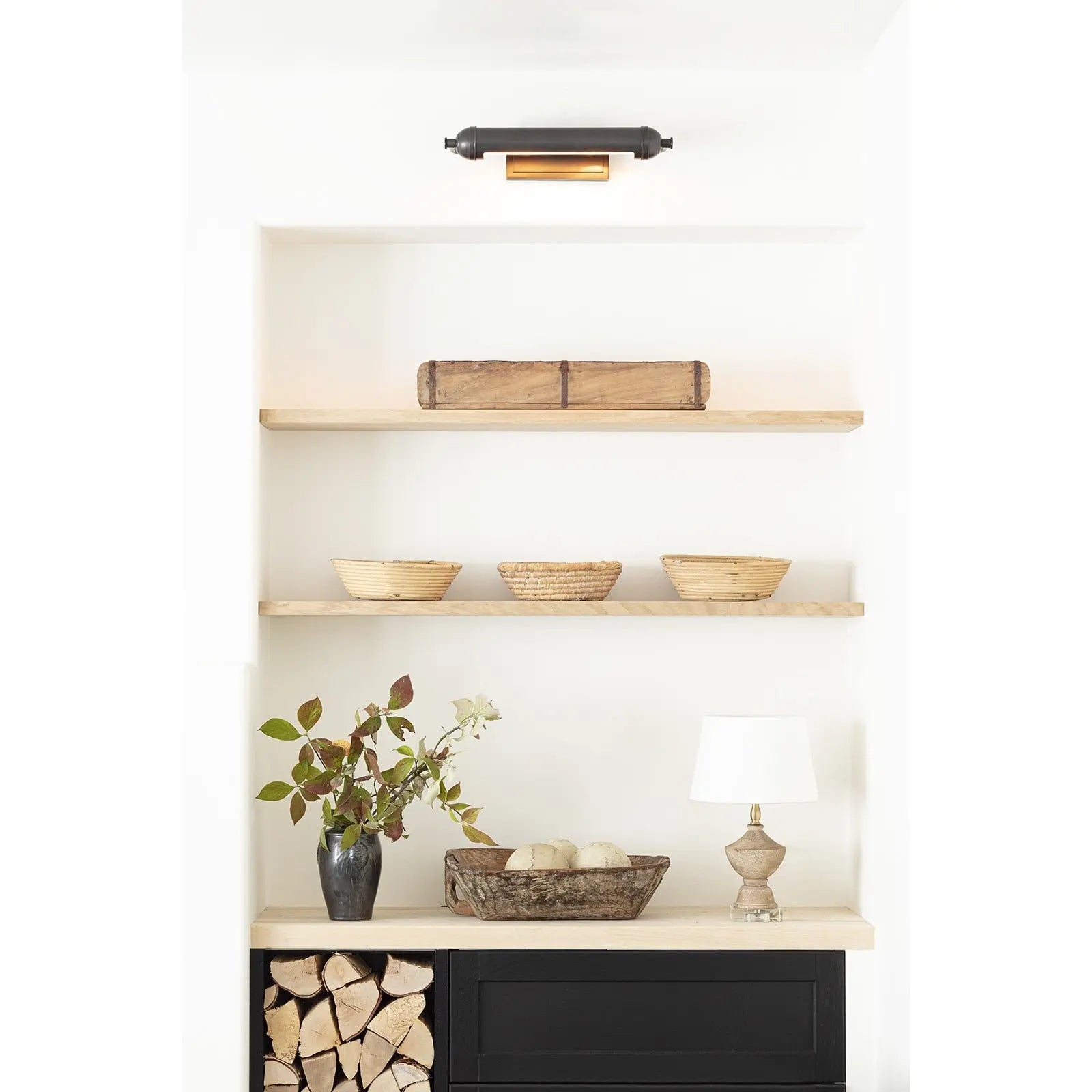 Devon Picture Light – Small or Large | Natural Brass, Oil Rubbed Bronze, Polished Nickel - Villa Decor & Design