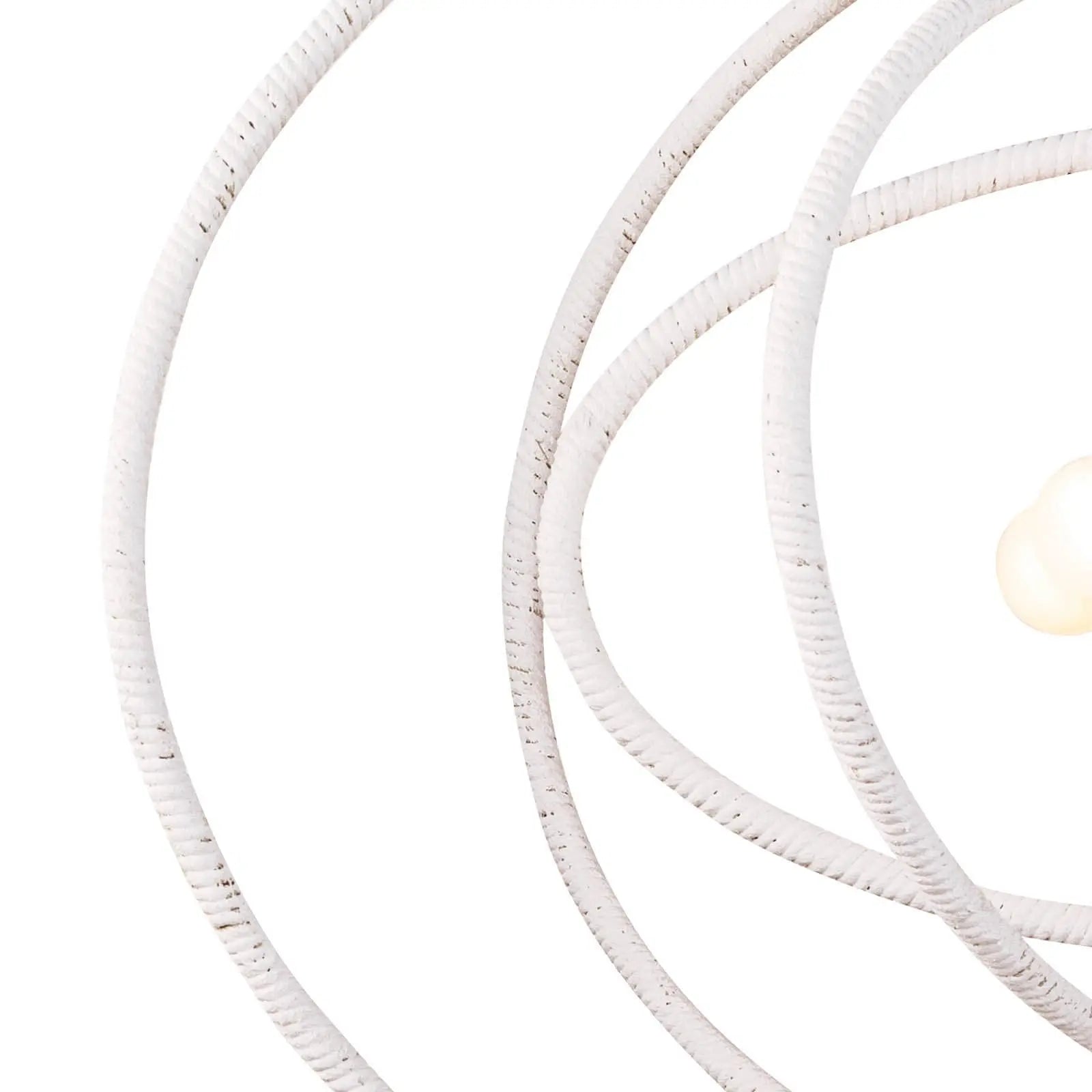 Sail Chandelier – White Jute Rope, Minimalist Design - Villa Decor & Design