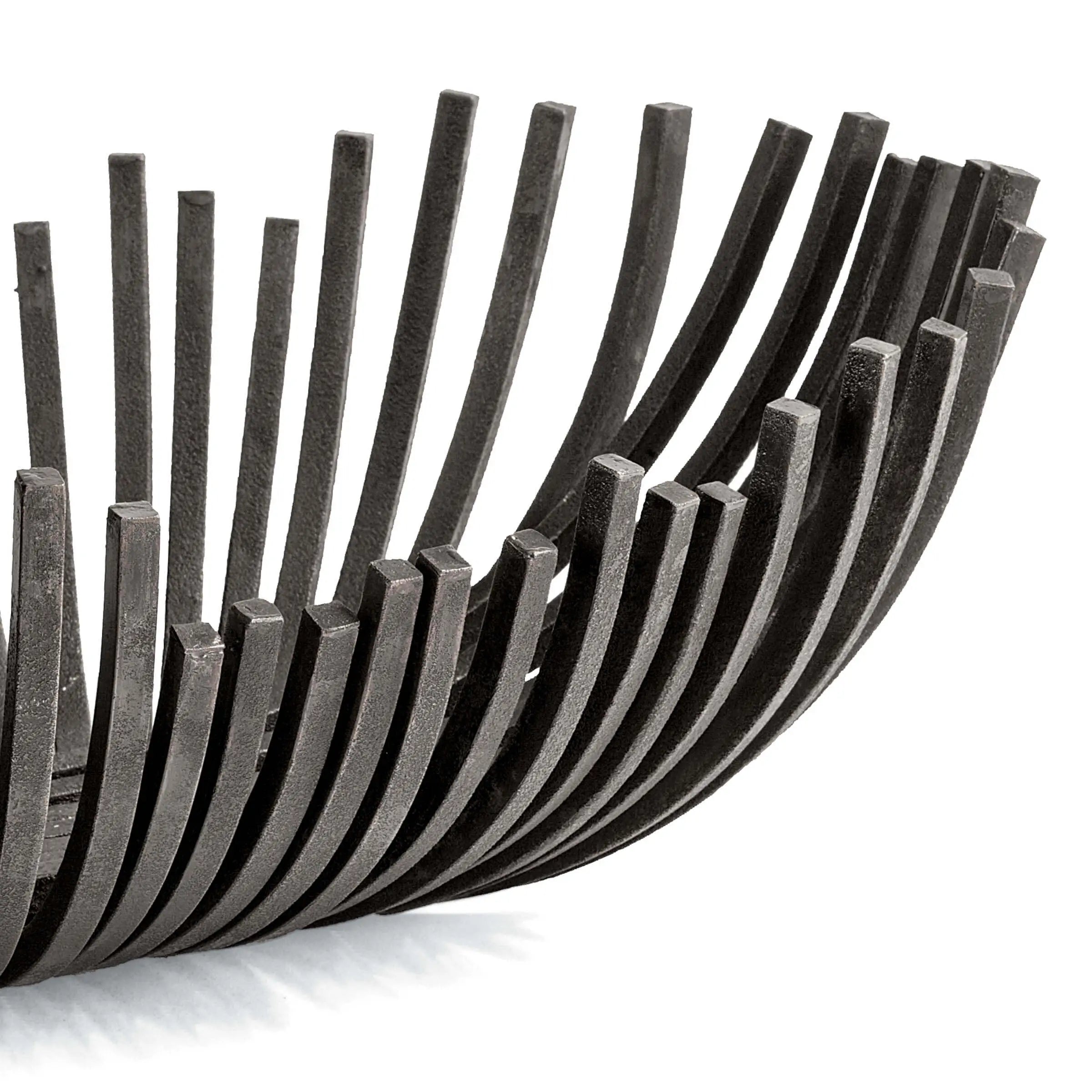 Regina Andrew Webbed Bowl Oblong blackened iron