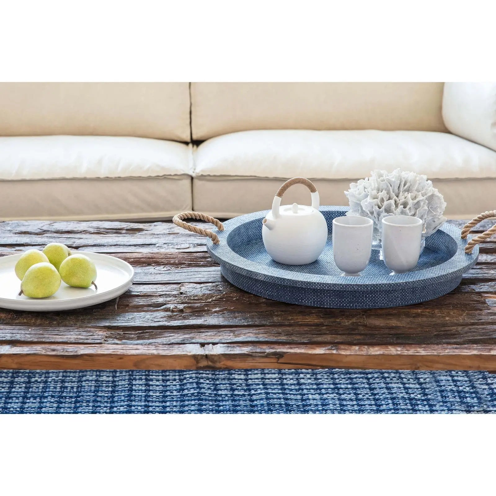 Aegean Serving Tray - Faux Rattan Finish | Multiple Colors Regina Andrew