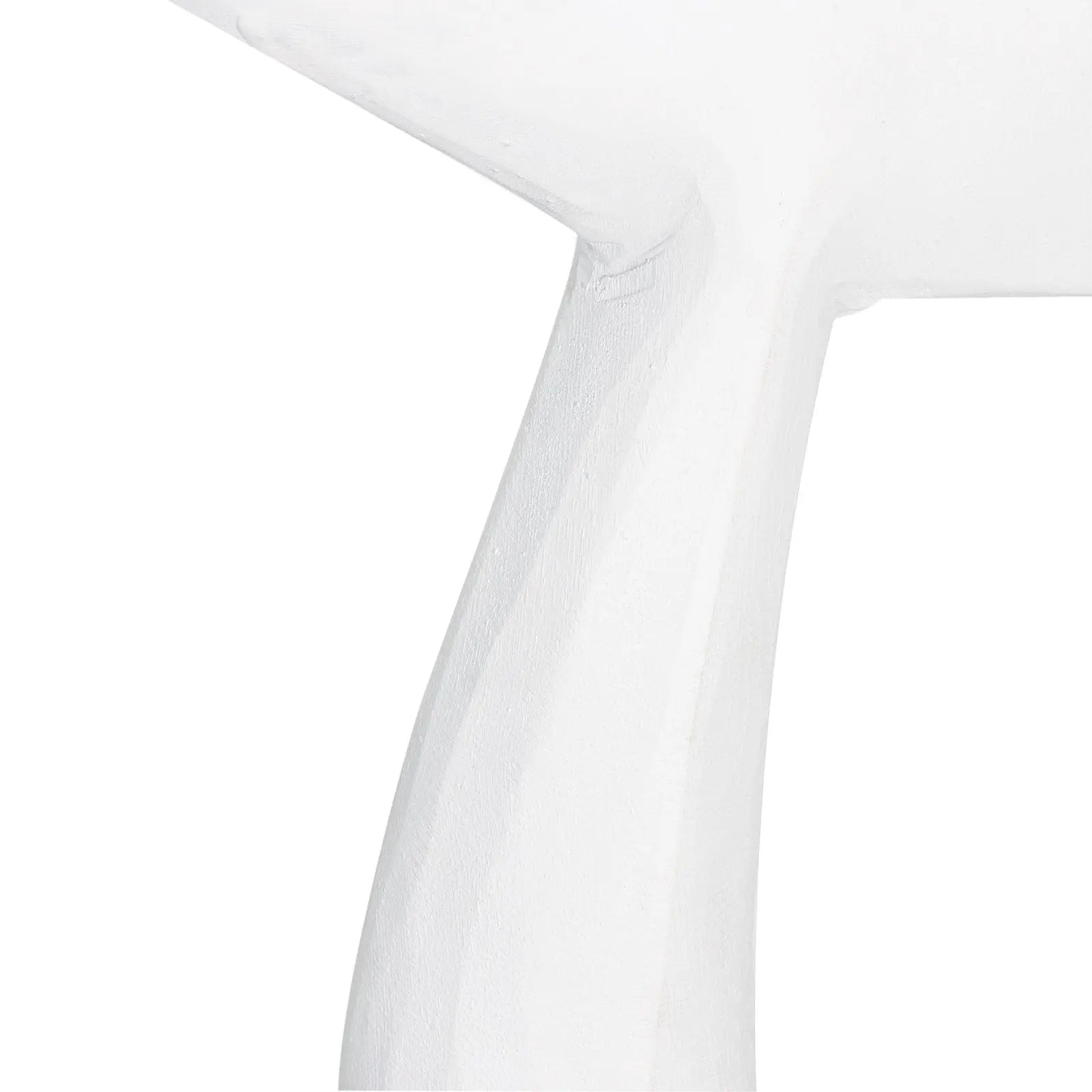 Regina Andrew Whale Tail Pair white resin sculpture