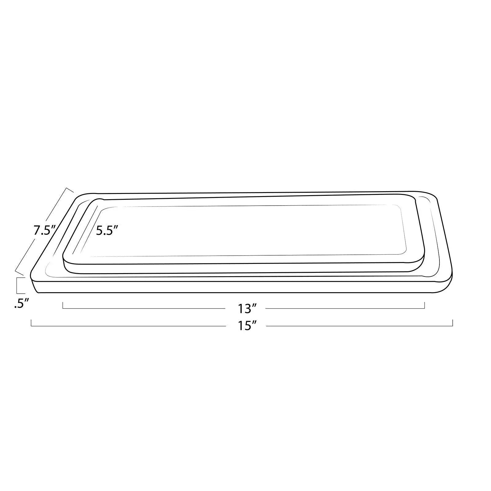 Sutton Marble Tray Set – Rectangular, Small & Large - Villa Decor & Design