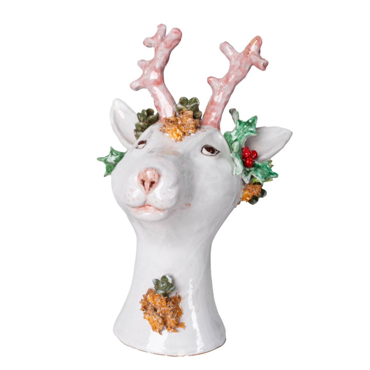 Heidi, Ceramic Reindeer Head Vase