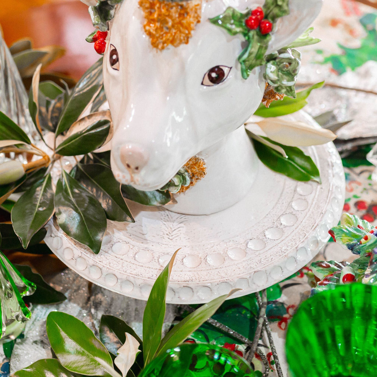 Heidi, Ceramic Reindeer Head Vase