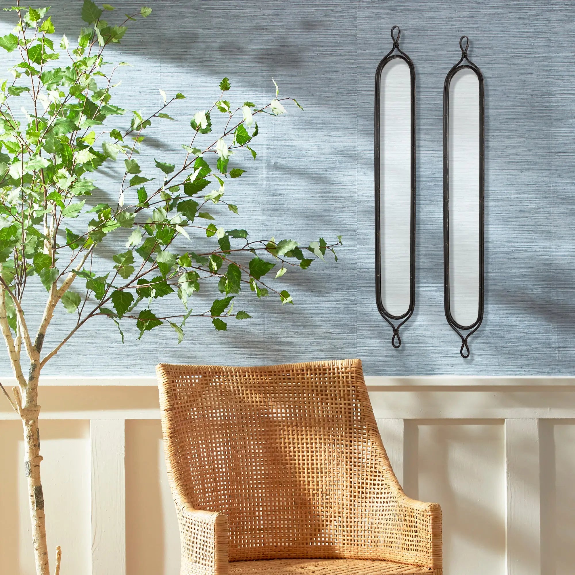 TALL NARROW MIRRORS, SET OF 2 Villa Decor & Design