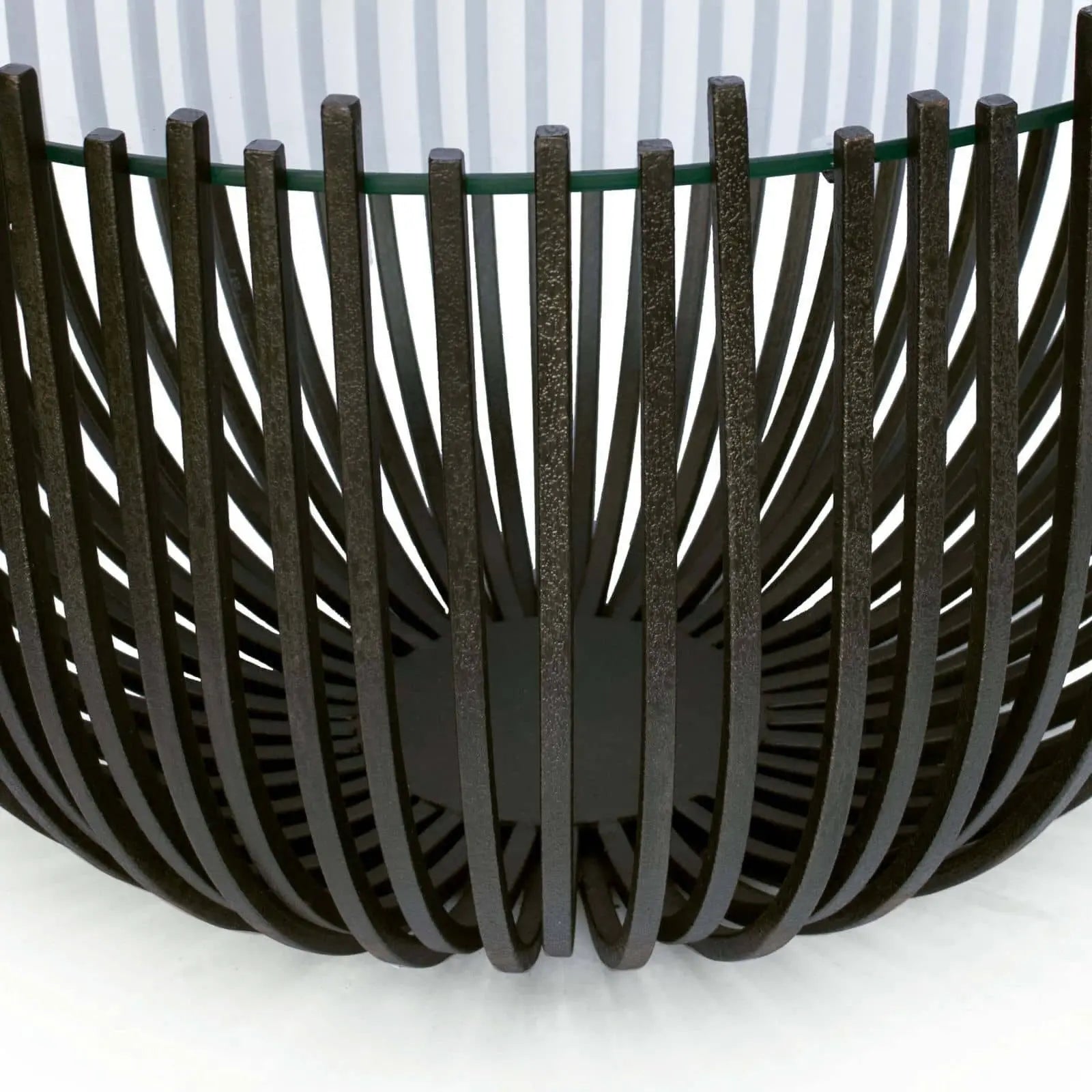 Webbed Coffee Table – Blackened Iron - Villa Decor & Design