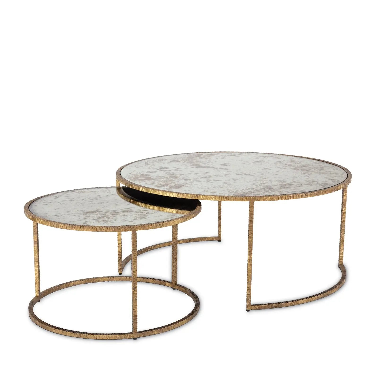 Anastasia Cocktail Table | Antique Gold Iron Cocktail Table - Villa Decor & Design