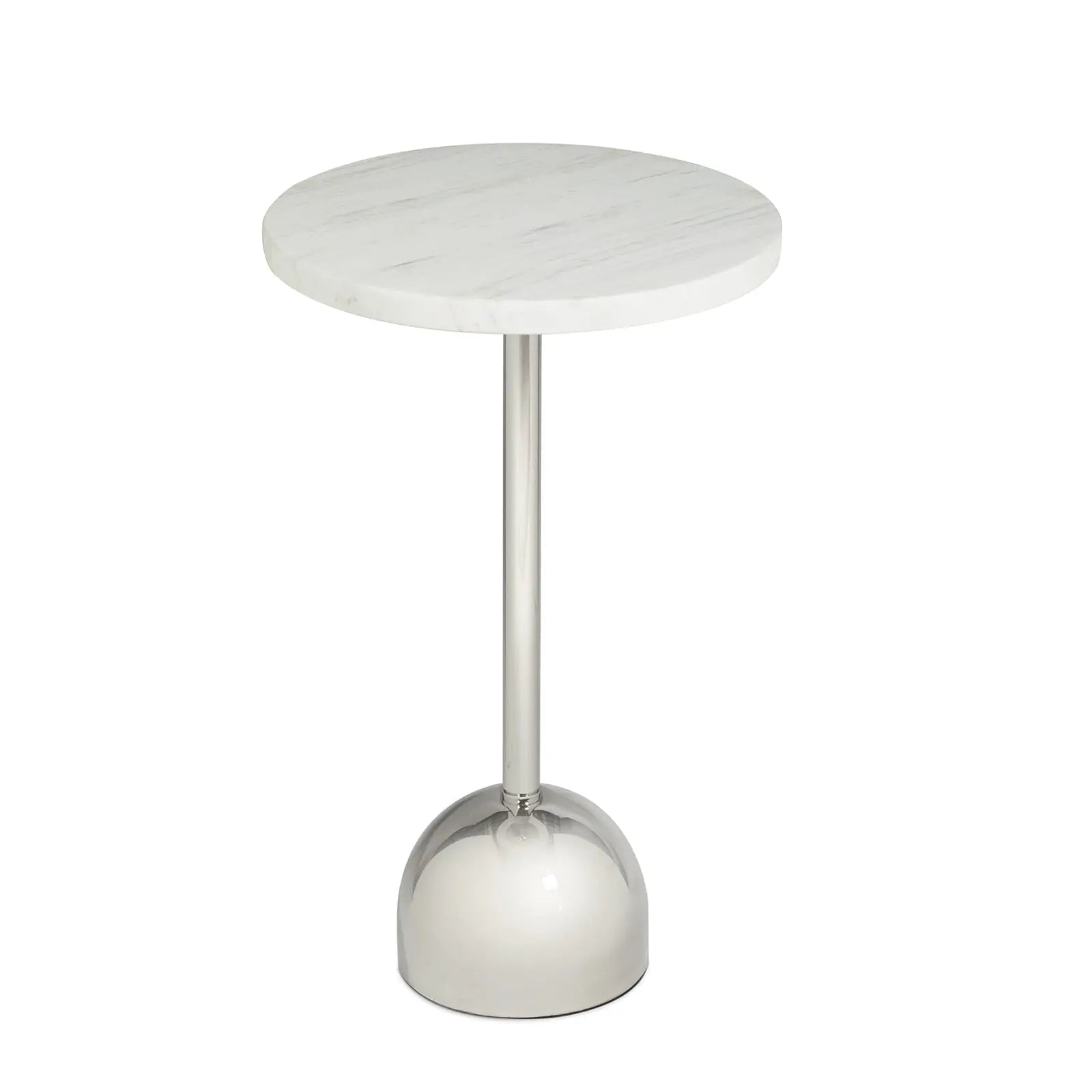 Arthur Accent Table - Round Marble & Goblet Base Side Table - Villa Decor & Design