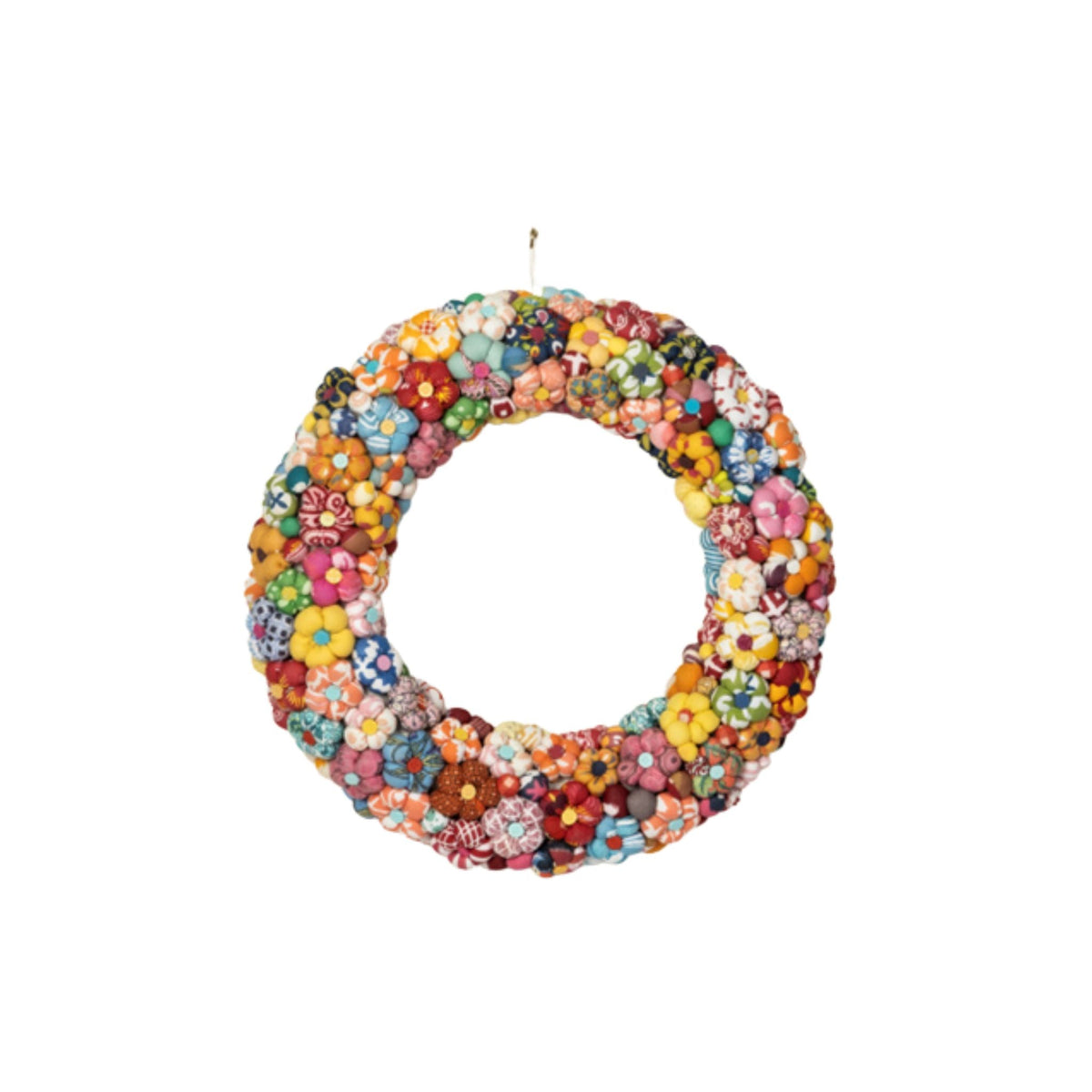 Handcrafted Fabric Wreath