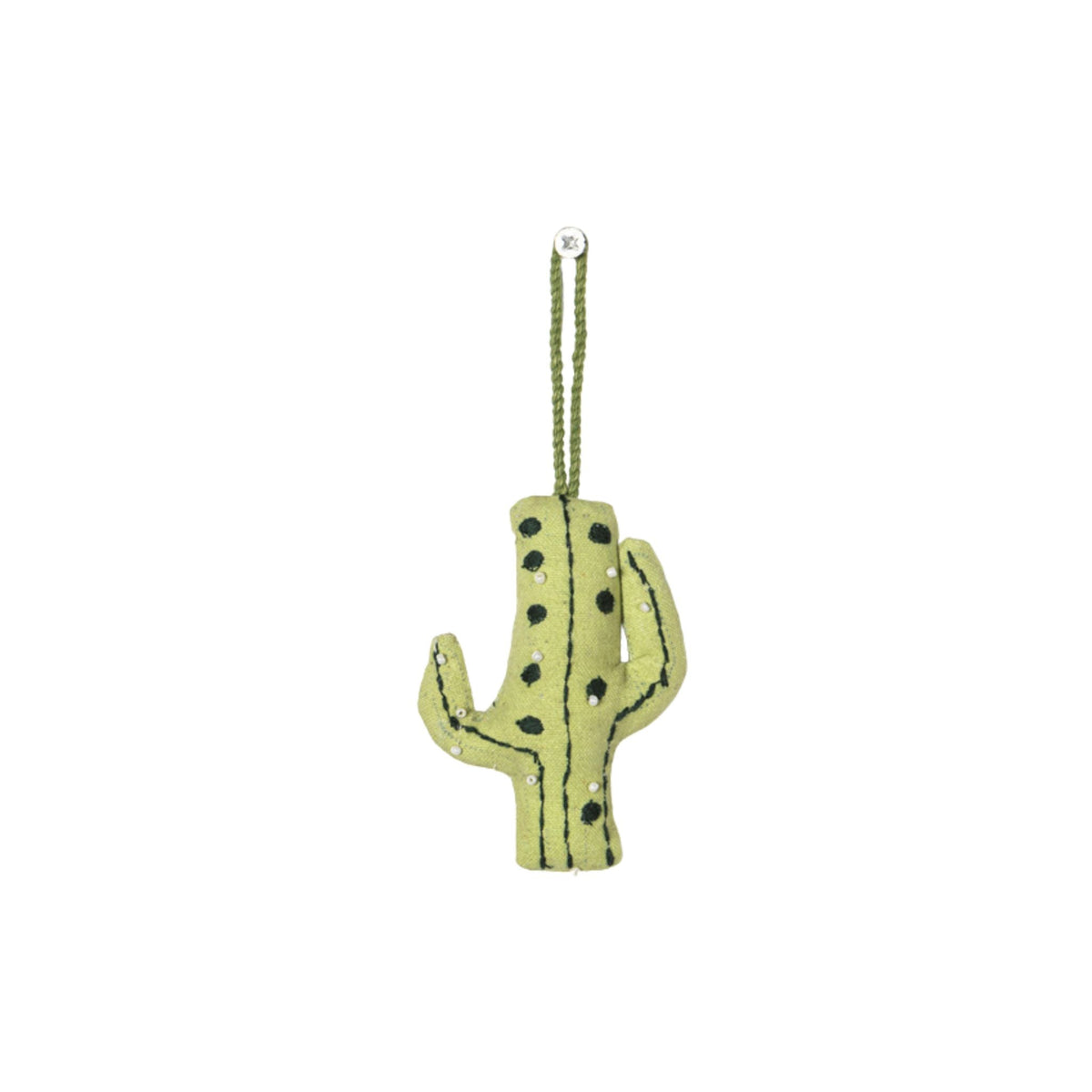 Kantha Cactus Ornaments – Set of 4