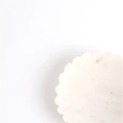 White Marble Soap Dish w/ Grooving (Set of 2) - White | White Marble Soap Dish with Grooving Set of 2 BIDKHome