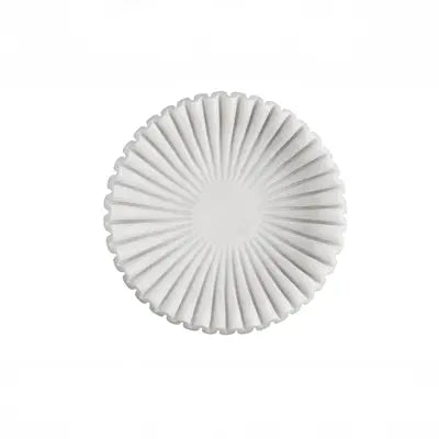 White Marble Ruffled Bowl - XS, S, M, L or XL | White Marble Ruffled Bowl BIDKHome