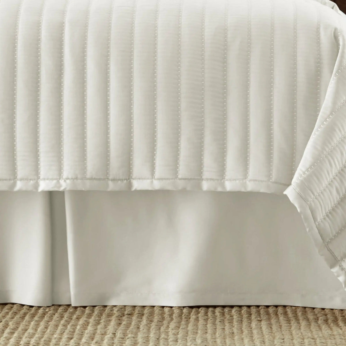 Urban Bamboo Cream Bed Skirt