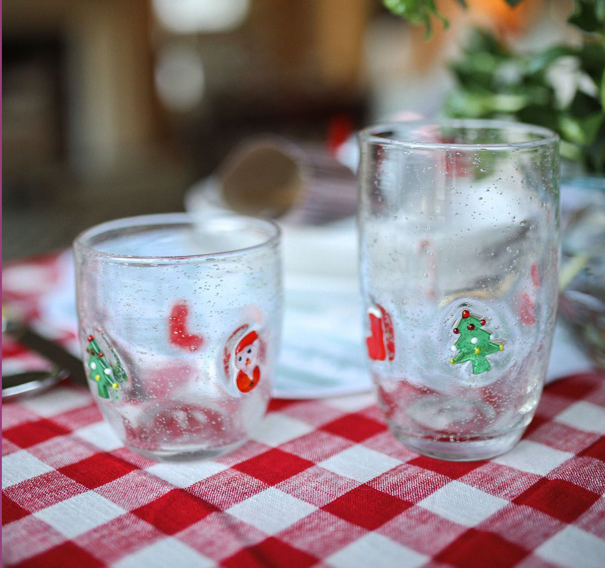 Jingle Bubble-Glass Highballs – Set of 4