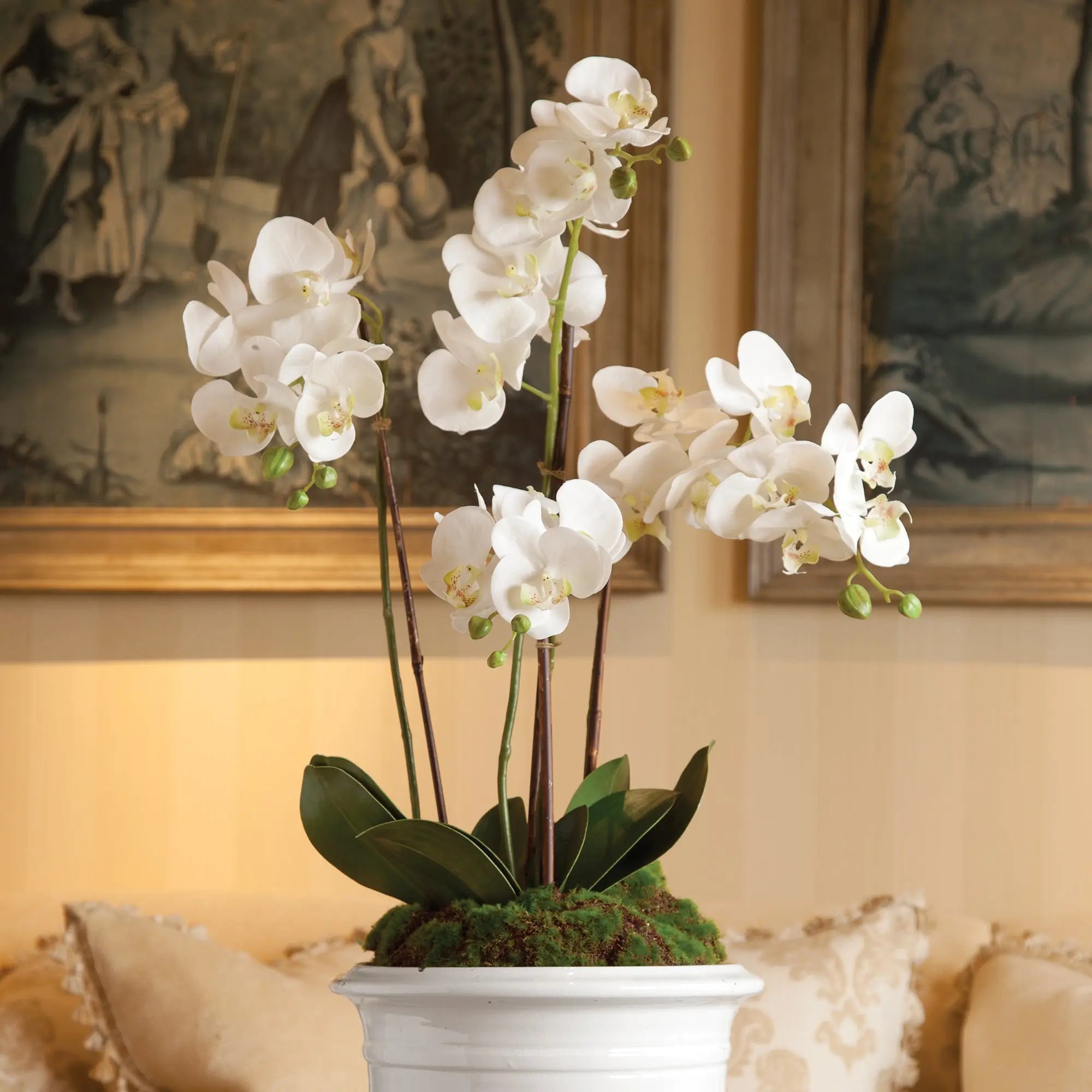 PHALAENOPSIS ORCHID DROP-IN 30" Villa Decor & Design