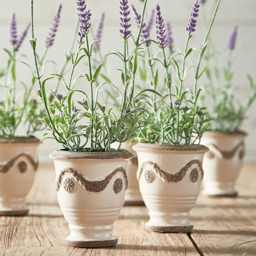 FRENCH LAVENDER DROP-IN 13", SET OF 6 Villa Decor & Design