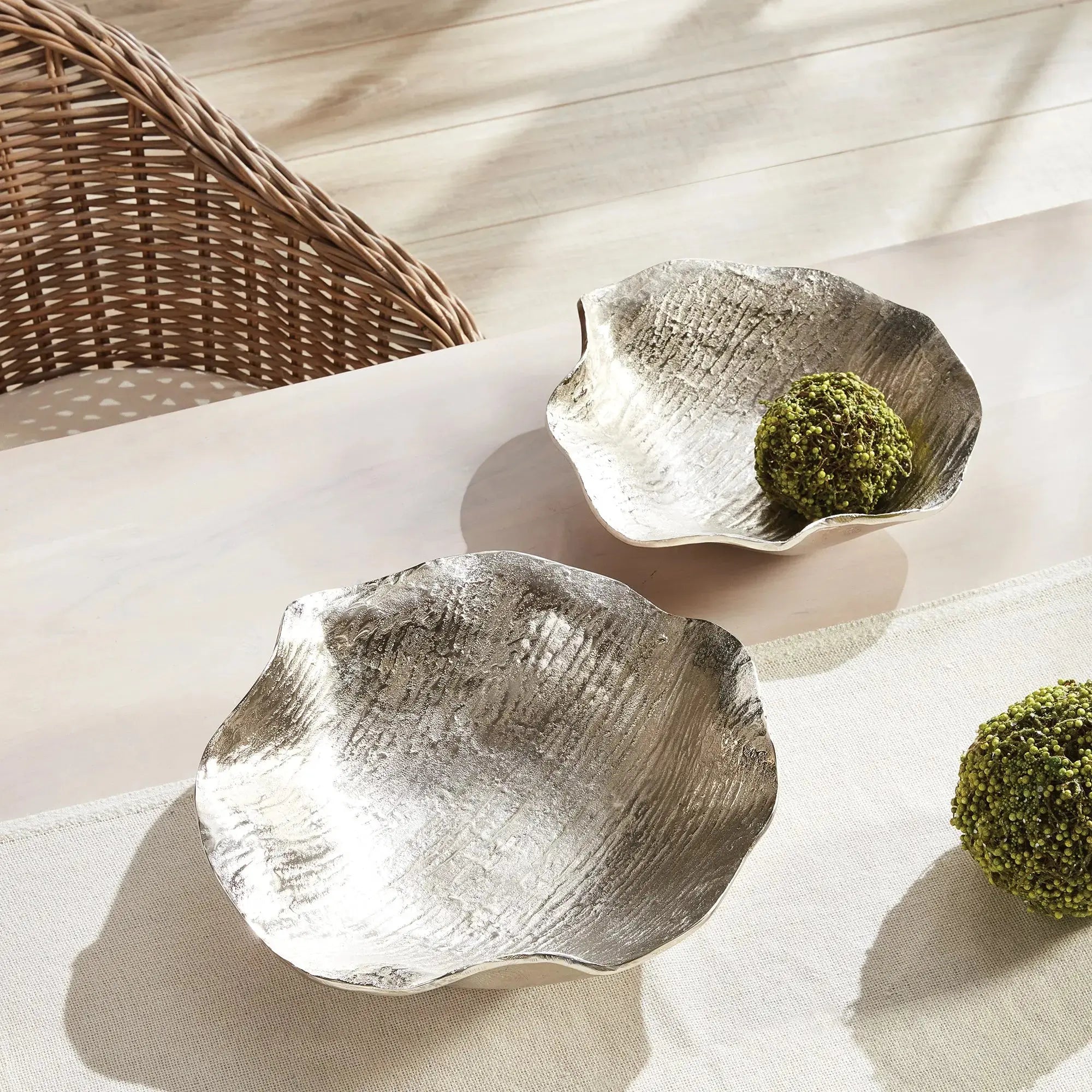 CLARICE DECORATIVE BOWLS, SET OF 2 Villa Decor & Design