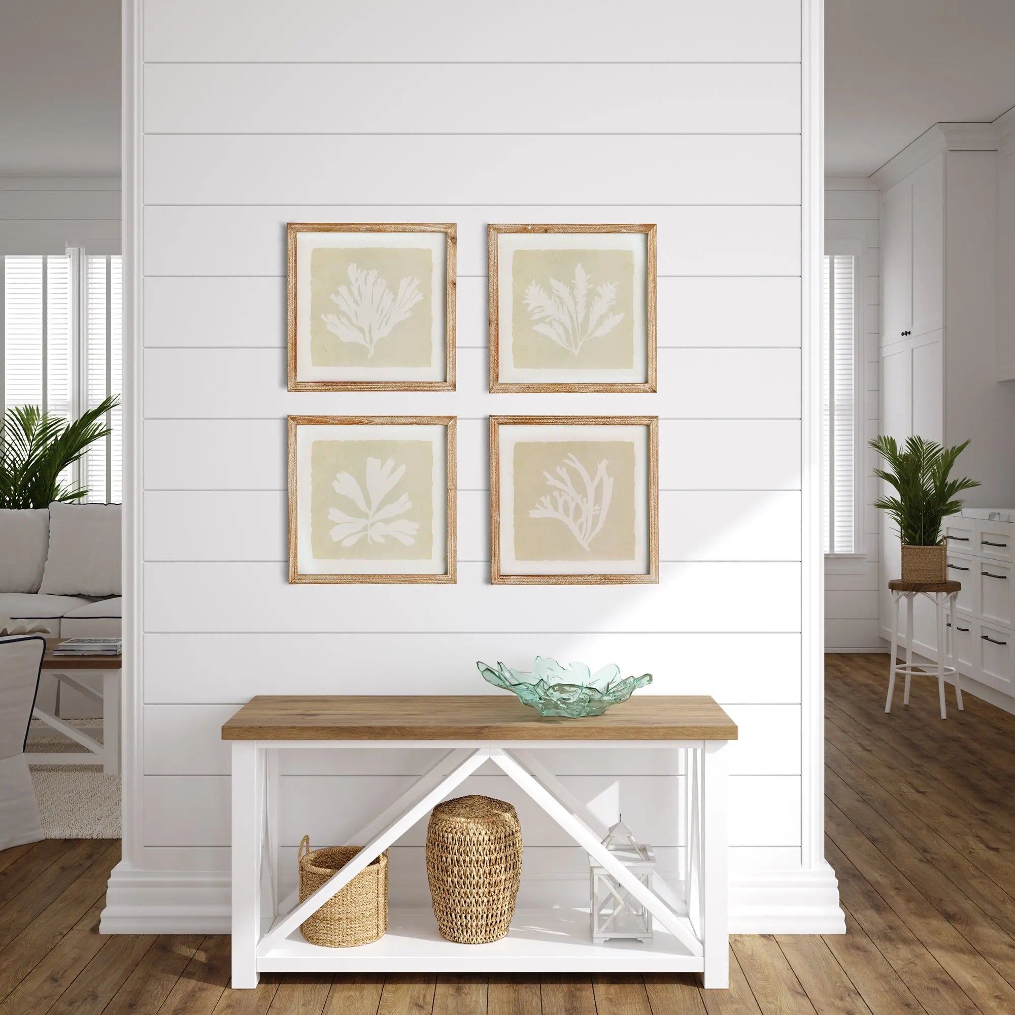 Seaweed Petite Prints, SET OF 4