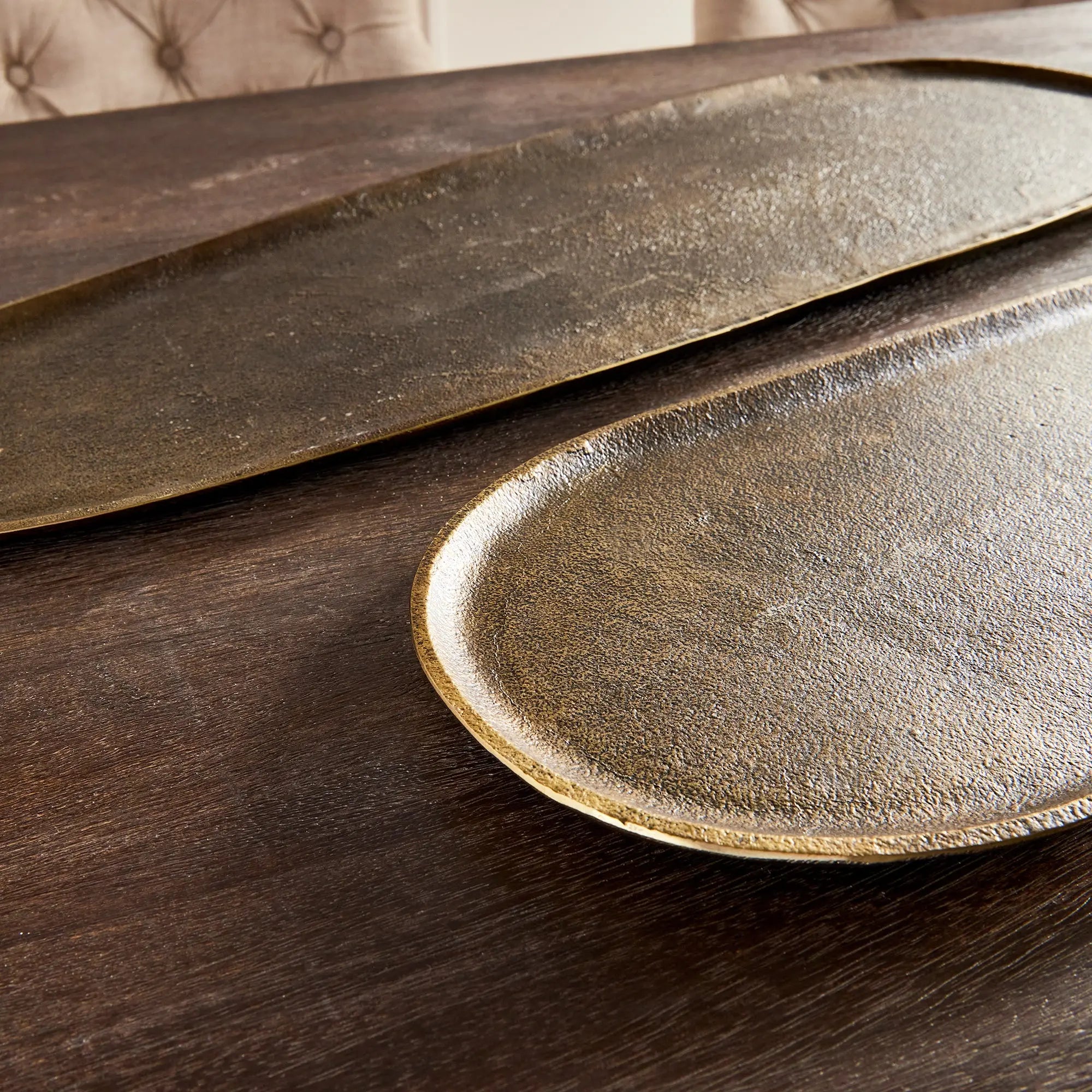 ROSALINE DECORATIVE TRAYS, SET OF 2 Villa Decor & Design