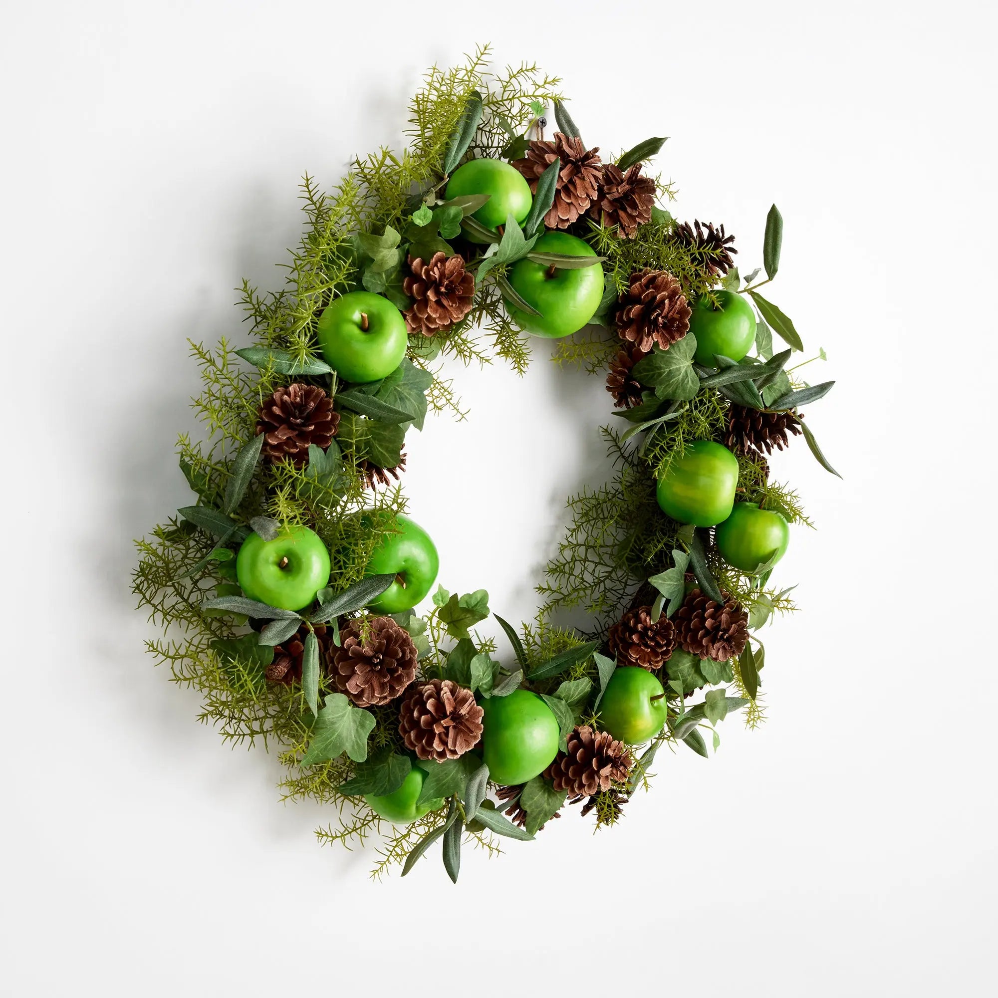 APPLE & MIXED BOTANICALS WREATH 24" Villa Decor & Design