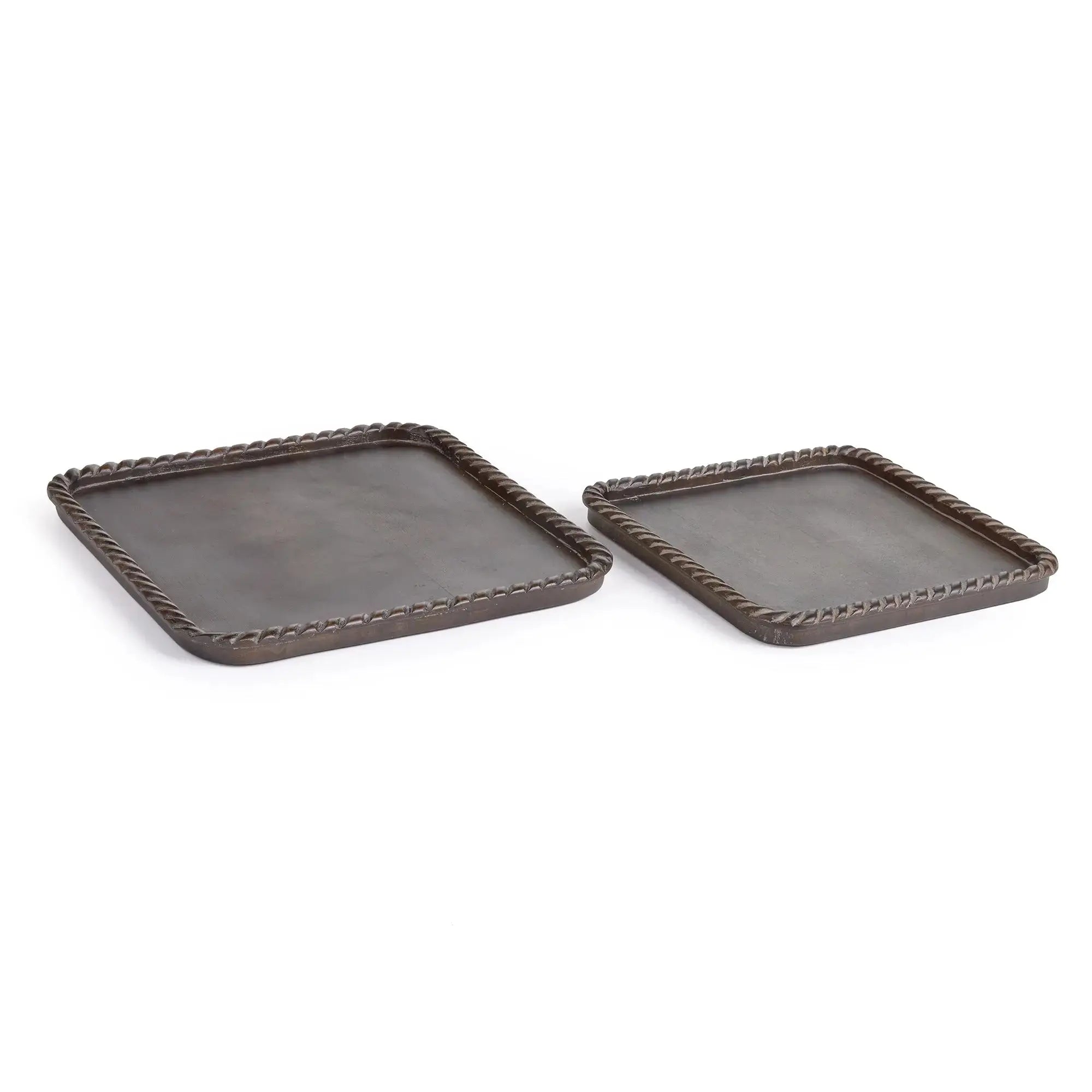 LANGLEY SQUARE TRAYS, SET OF 2 Villa Decor & Design