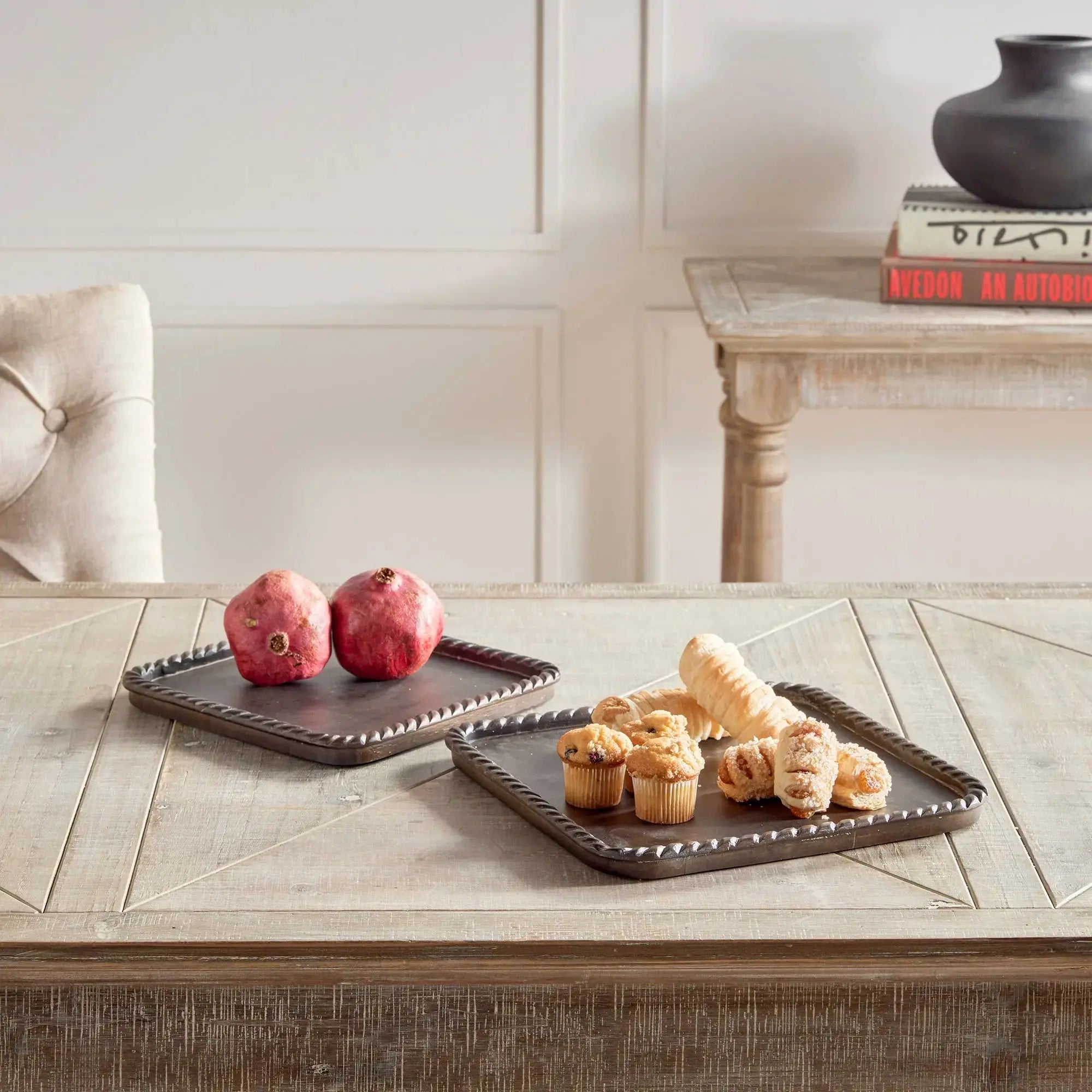 LANGLEY SQUARE TRAYS, SET OF 2 Villa Decor & Design