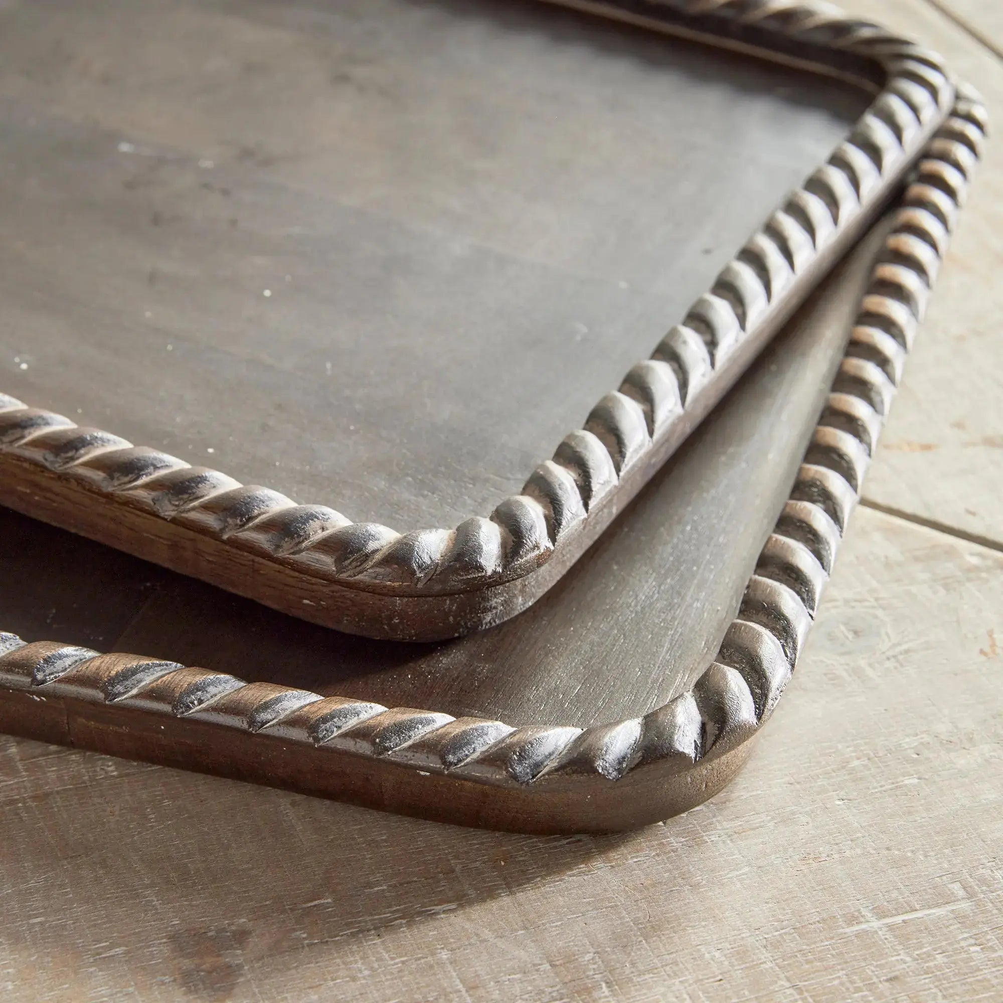 LANGLEY SQUARE TRAYS, SET OF 2 Villa Decor & Design