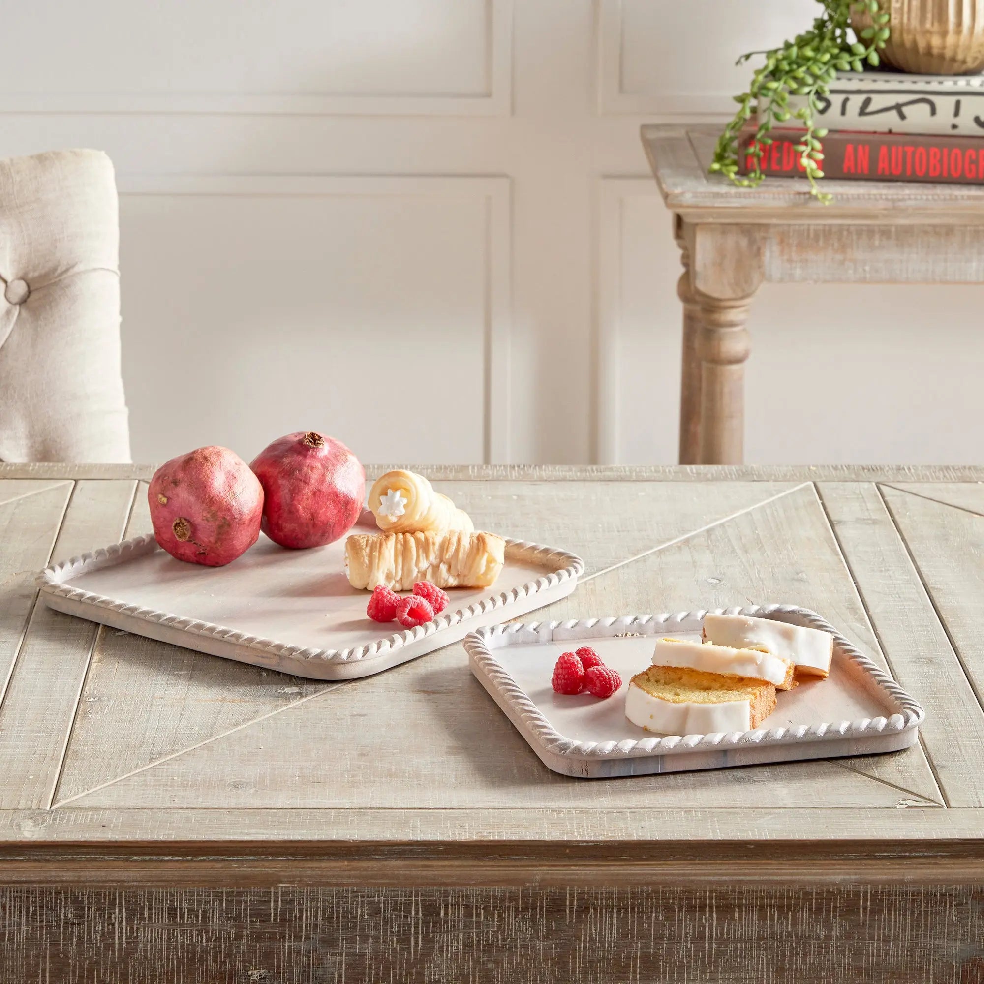 LANGLEY SQUARE TRAYS, SET OF 2 Villa Decor & Design