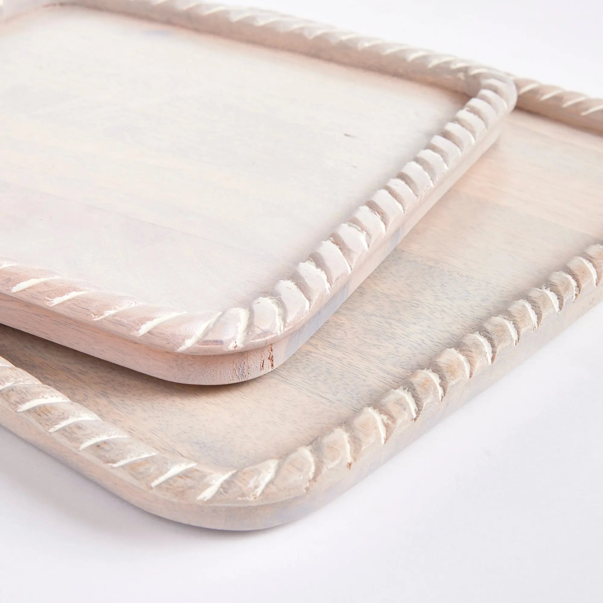 LANGLEY SQUARE TRAYS, SET OF 2 Villa Decor & Design