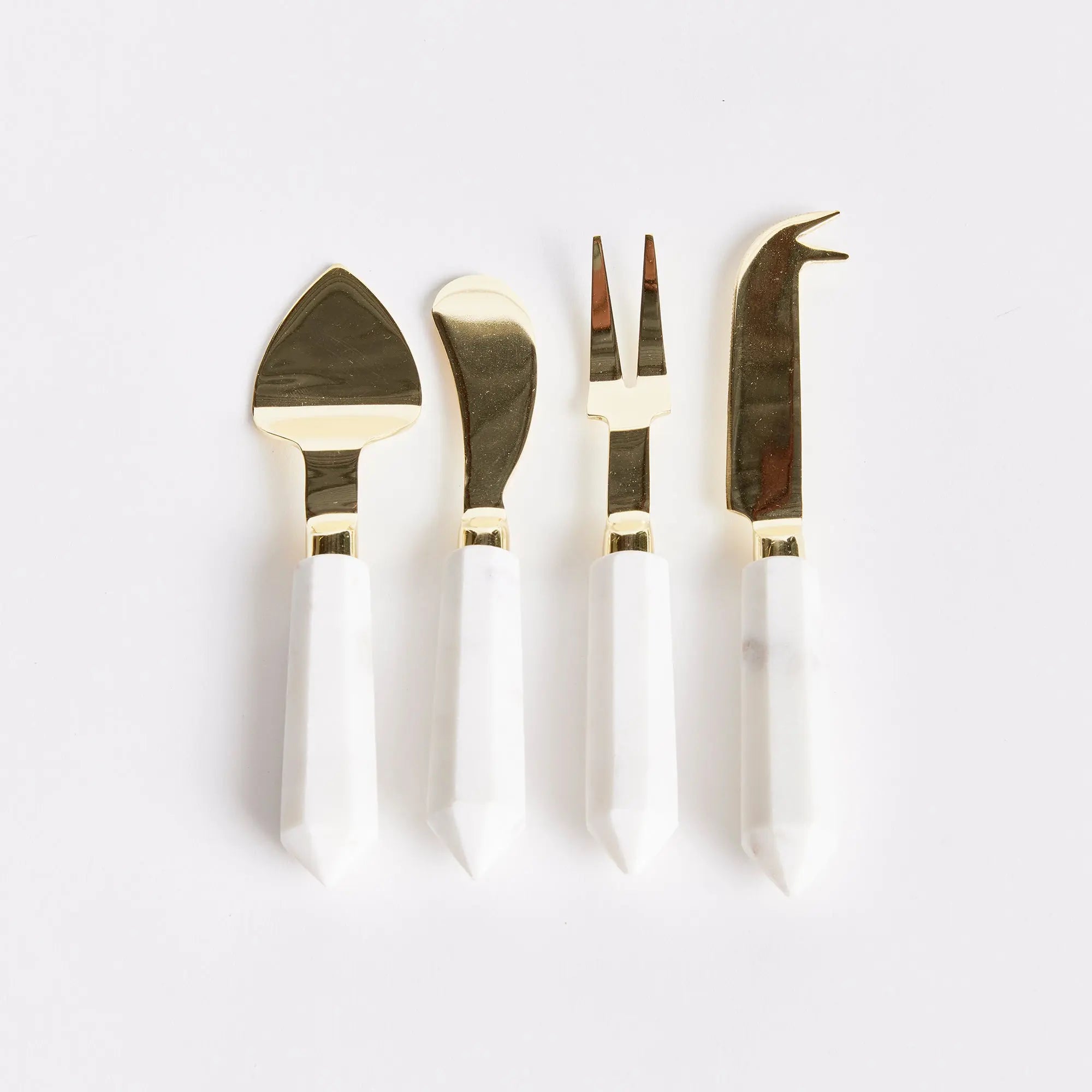 Asteria Cheese Knife Set with Marble Handles