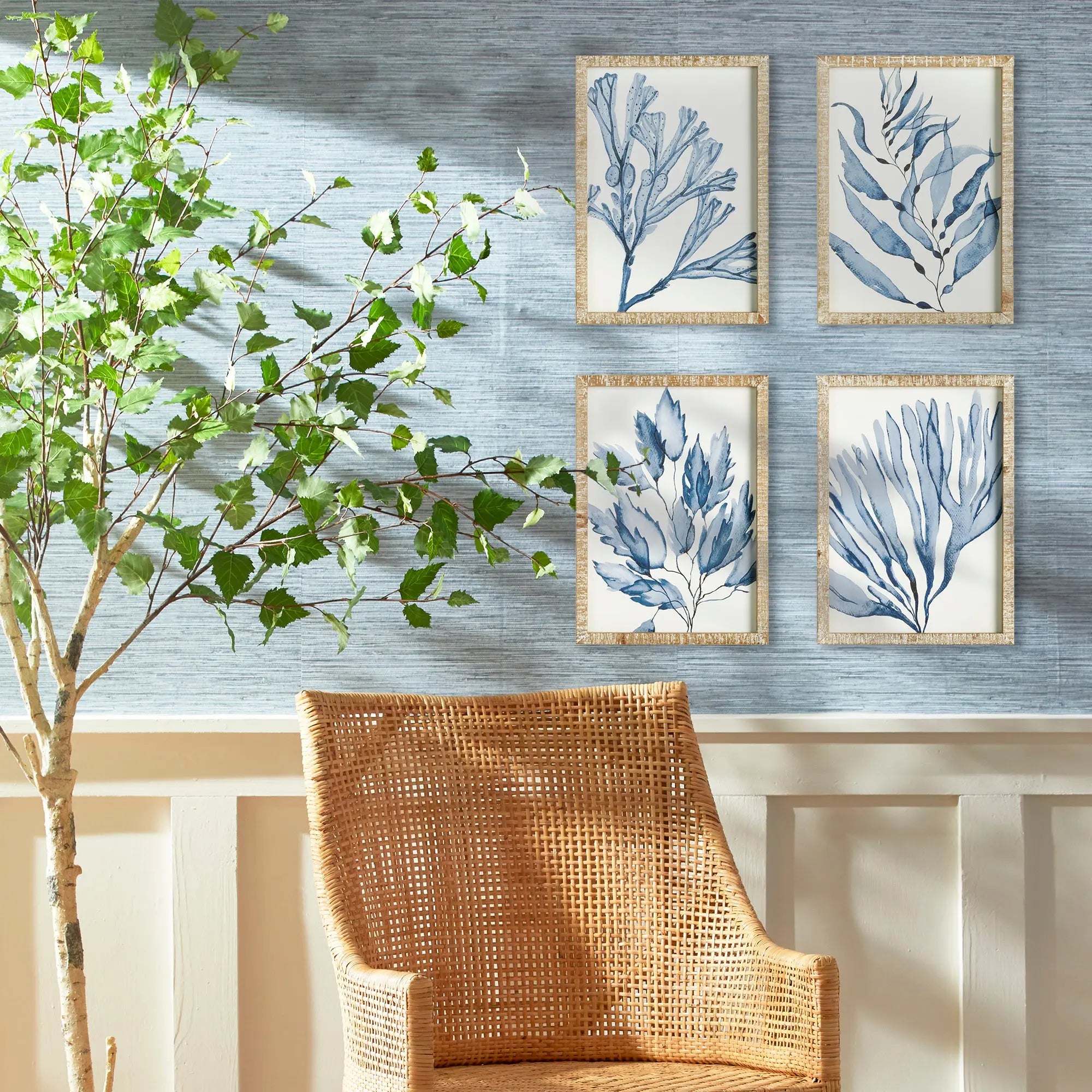 MARINE PRINTS, SET OF 4 Villa Decor & Design