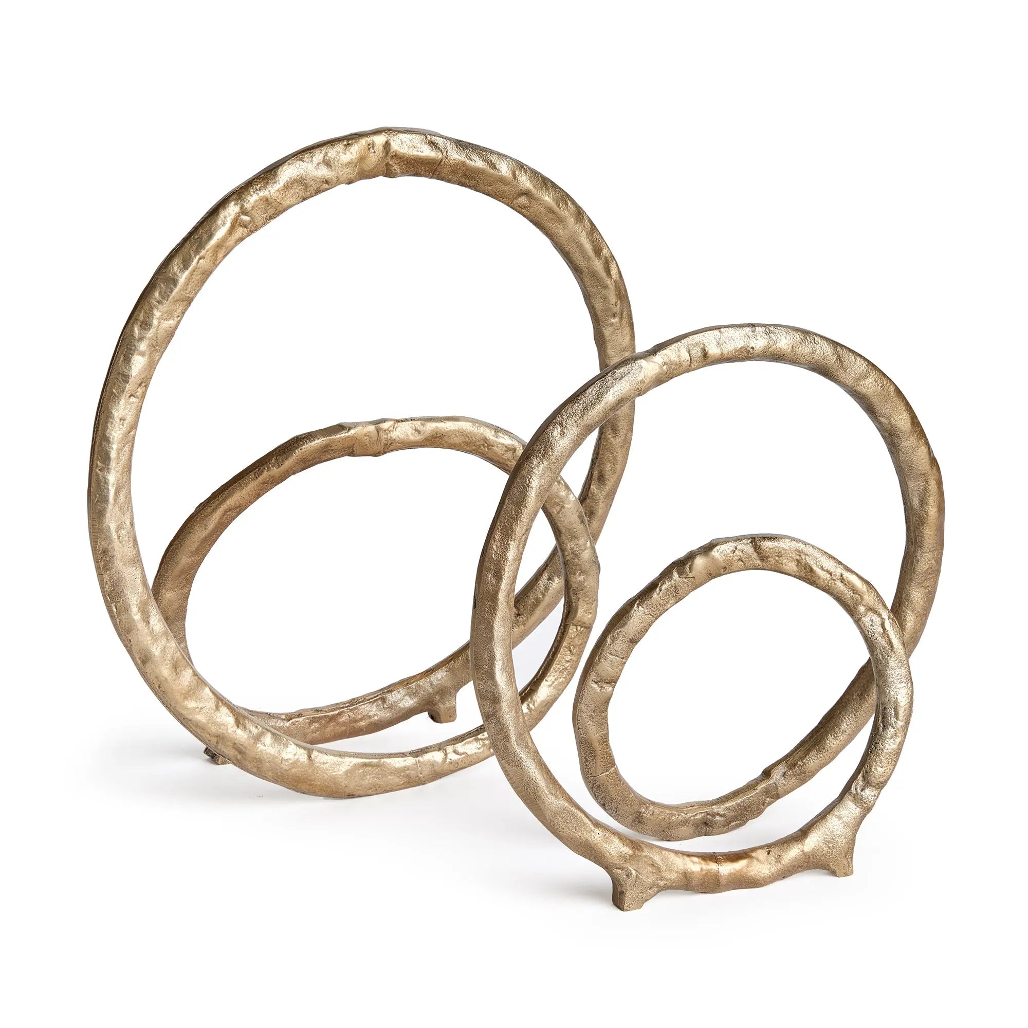 Eldon Sculptures – Set of 2 Modern Aluminum Accents | Multiple Finishes - Villa Decor & Design