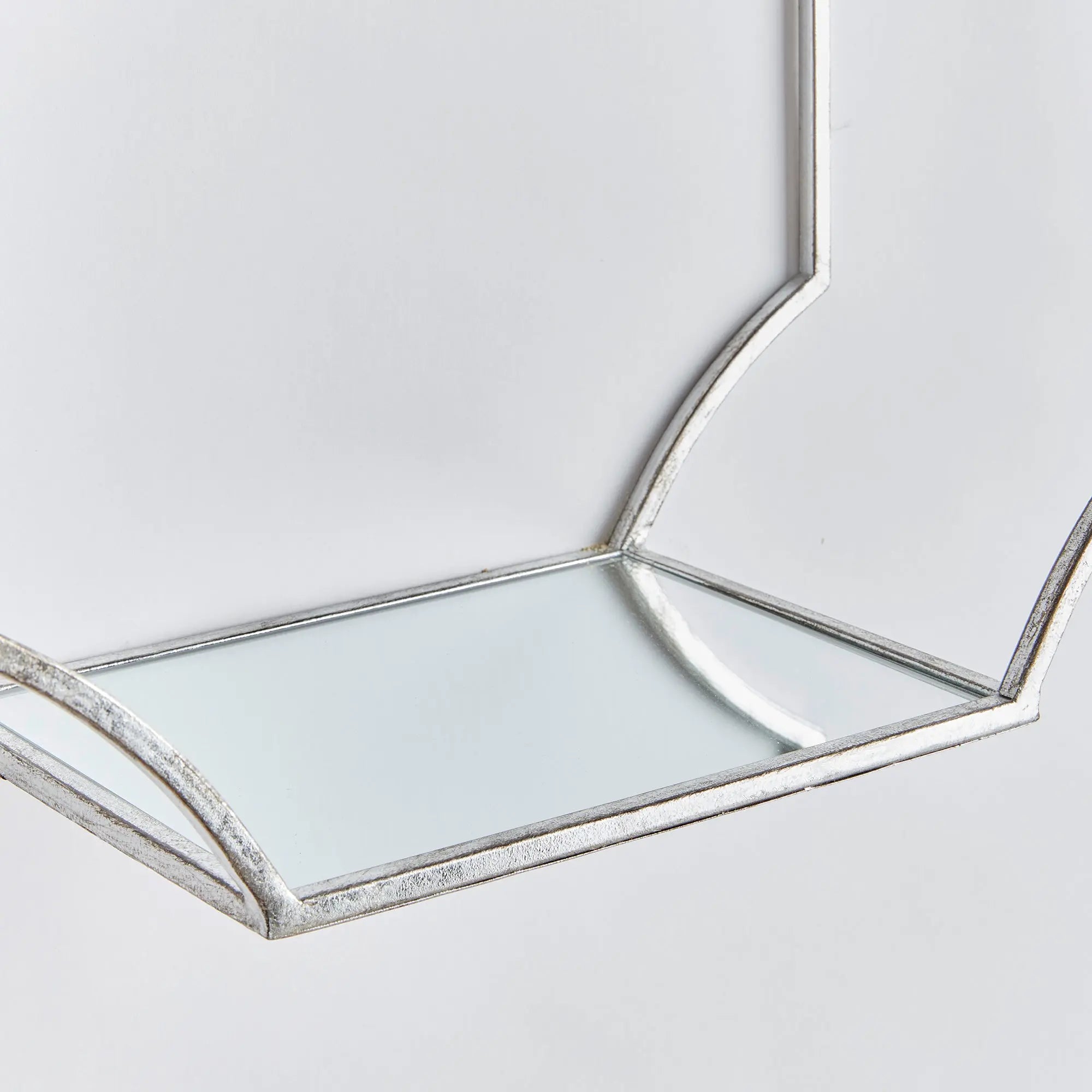 HUDSON MIRRORED WALL SHELVES, SET OF 3 Napa Home & Garden