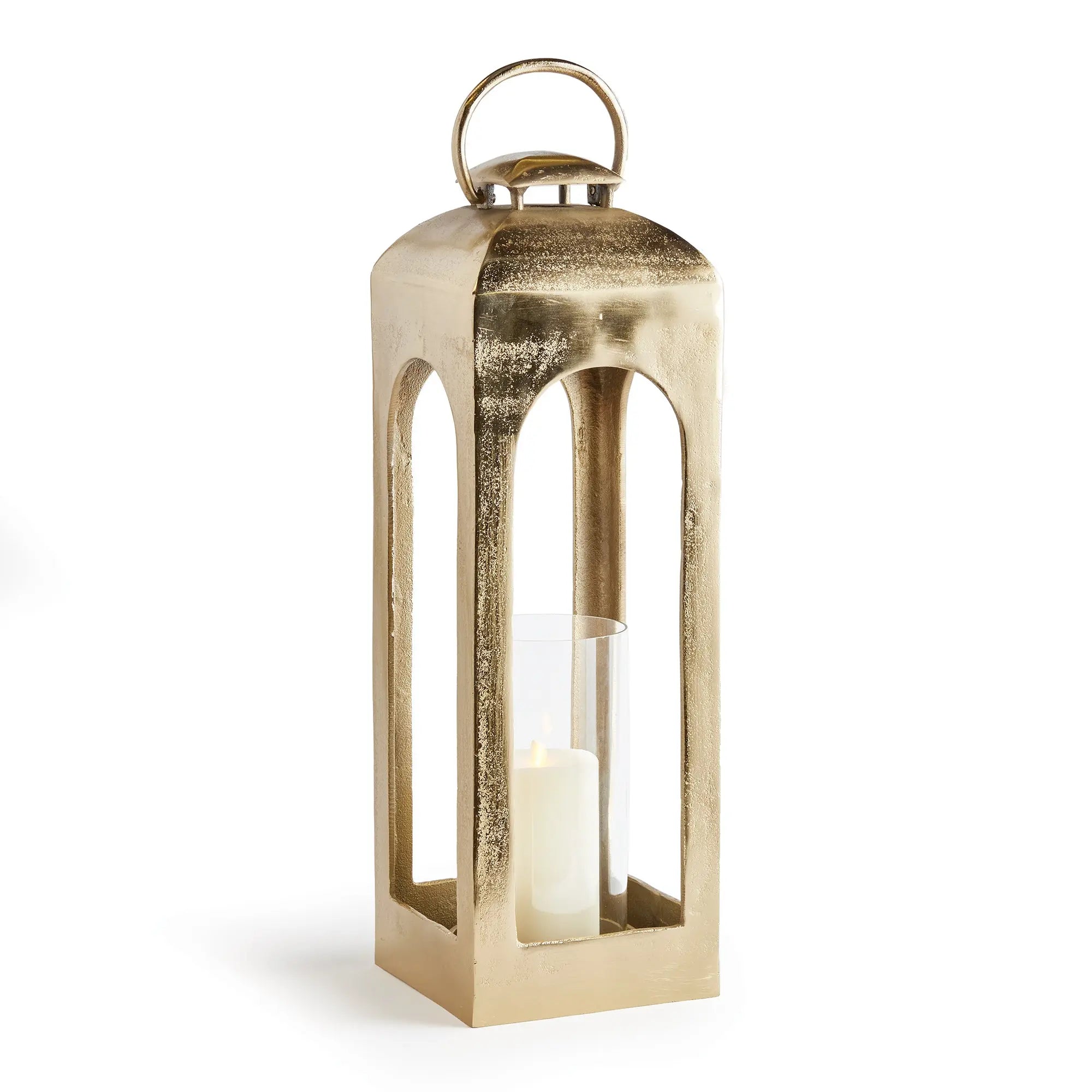 Isabella Champagne Gold Lanterns - Large (25.5") or Small (22") Napa Home & Garden