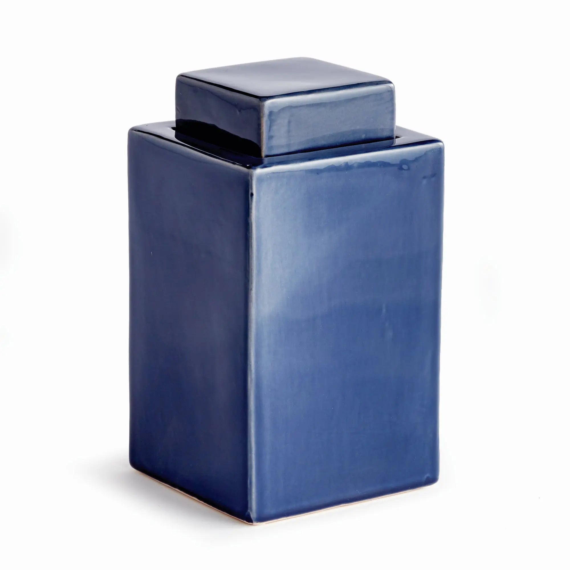 Ophelia Ceramic Lidded Jar – Cream or Blue | 4 Sizes - Villa Decor & Design