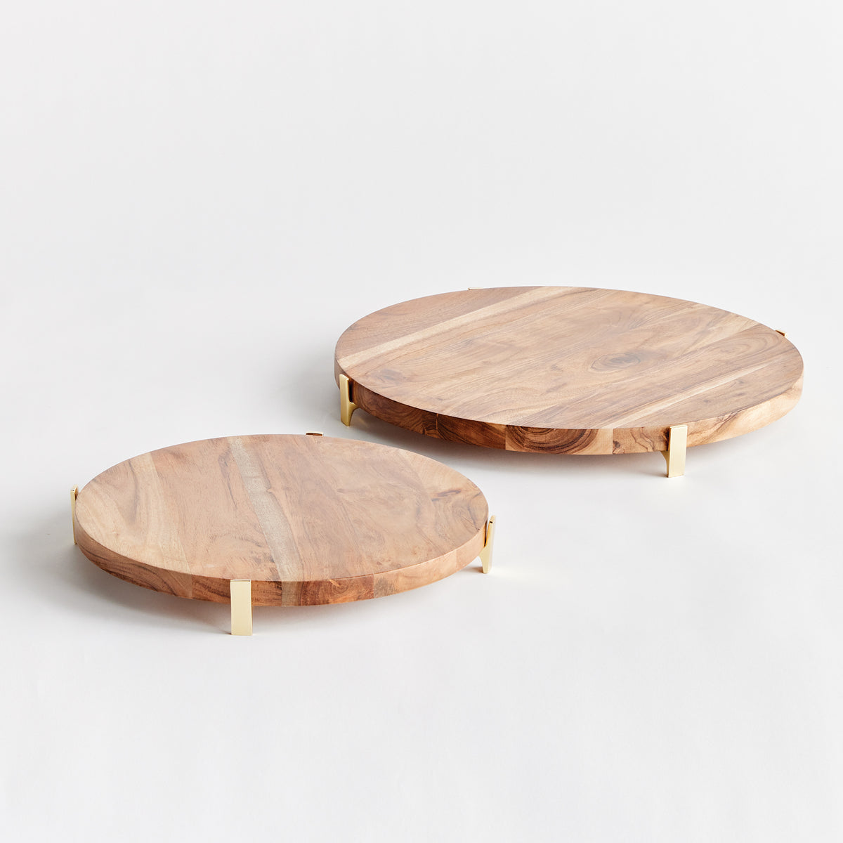 Cherie Round Serving Boards, Set of 2
